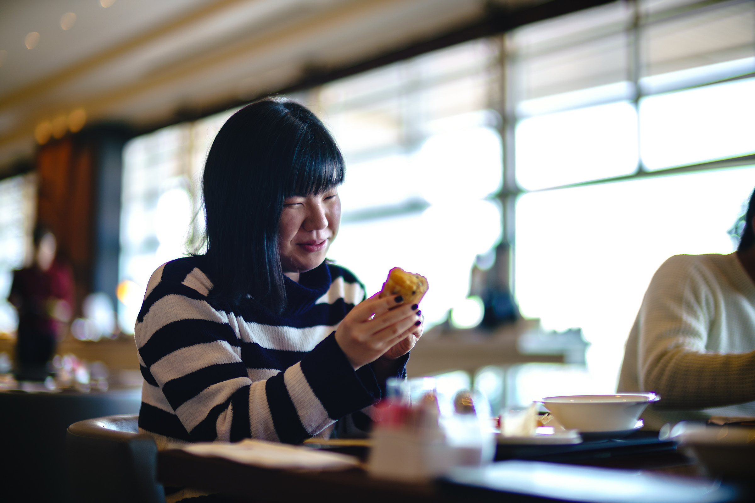 Happy wirh the muffins