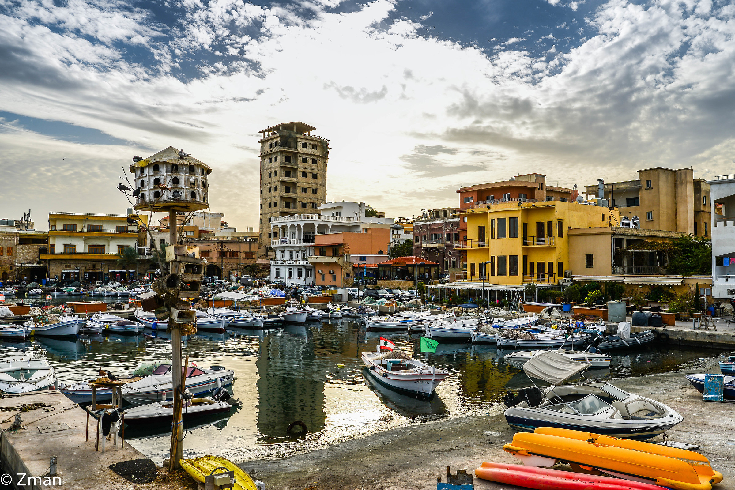 Porto dei pescatori a Tyr