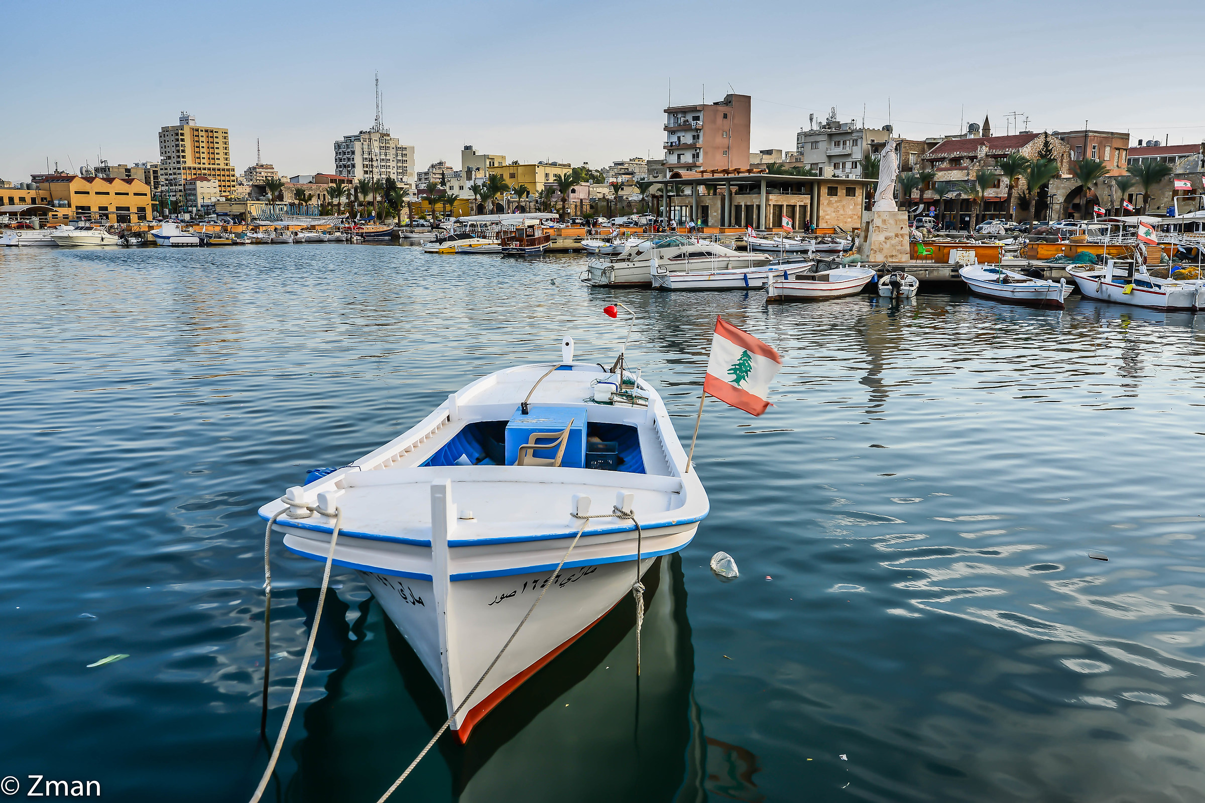 Porto dei pescatori a Tyr