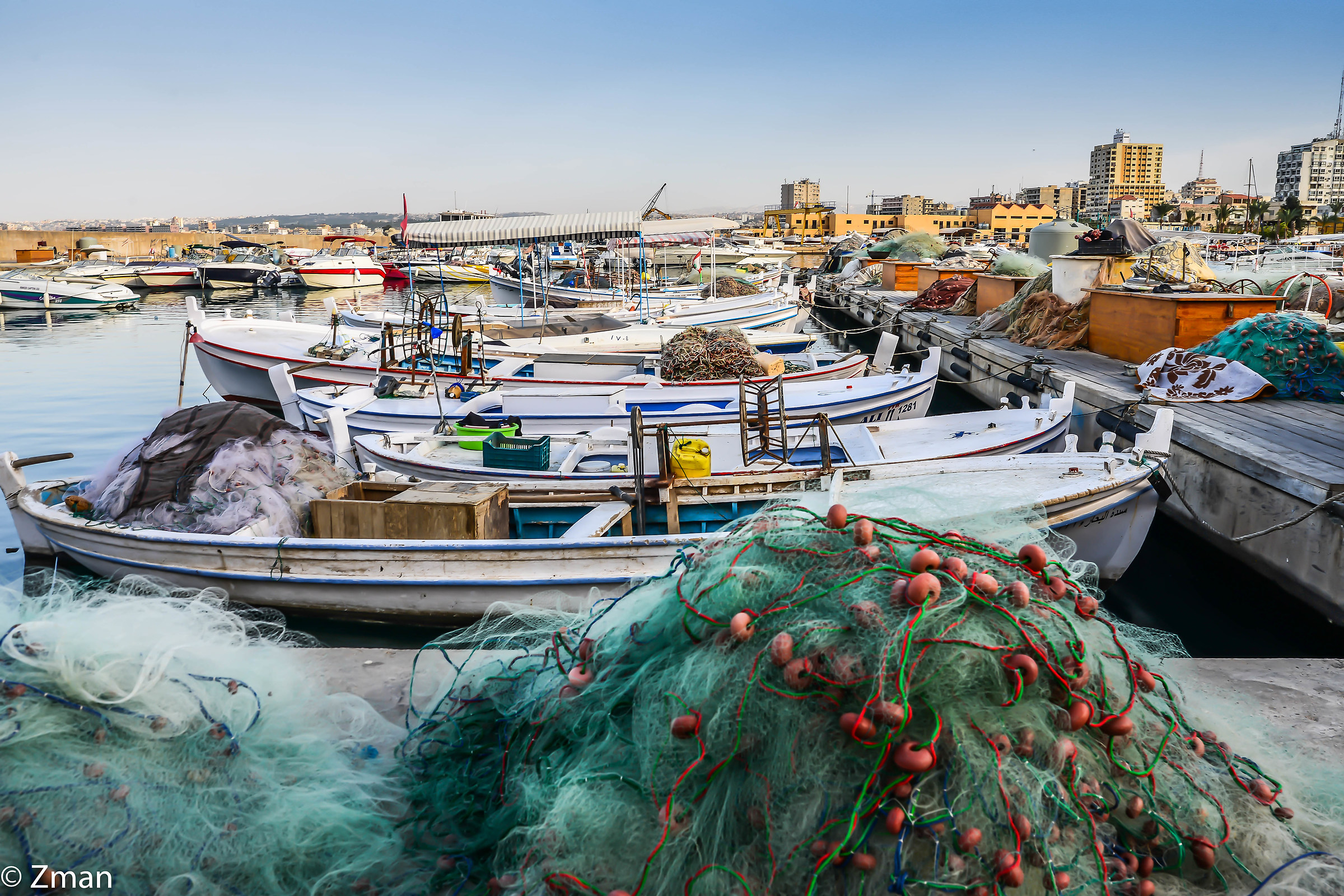 Porto dei pescatori a Tyr