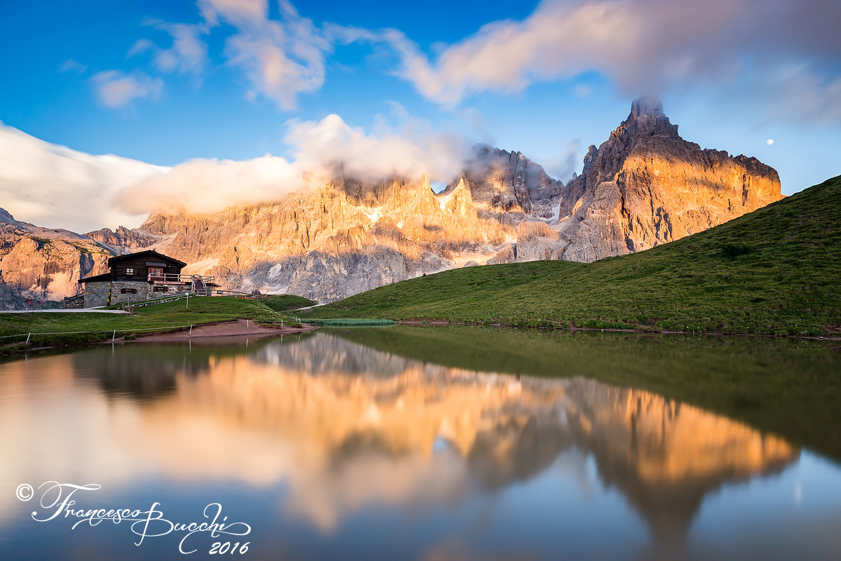 Sunset at the Baita Segantini