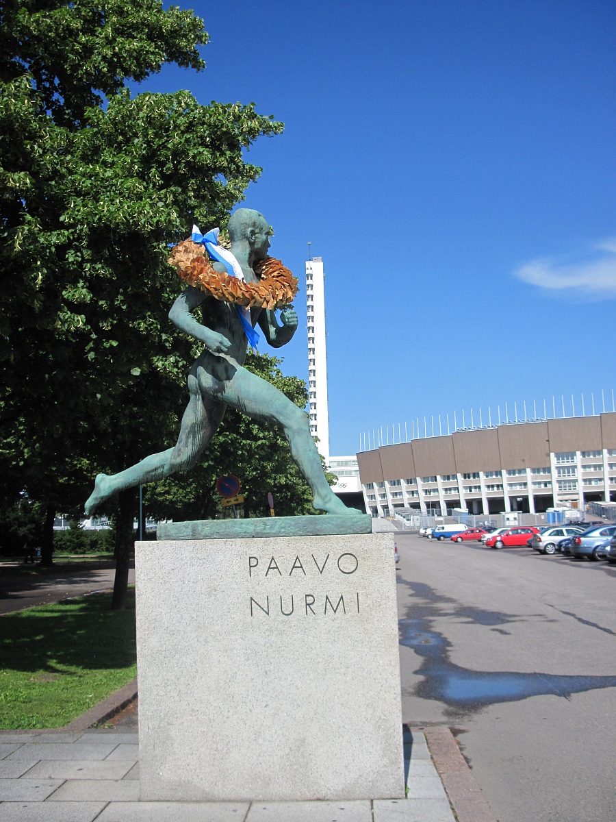 Monument, tower and the Olympic Stadium