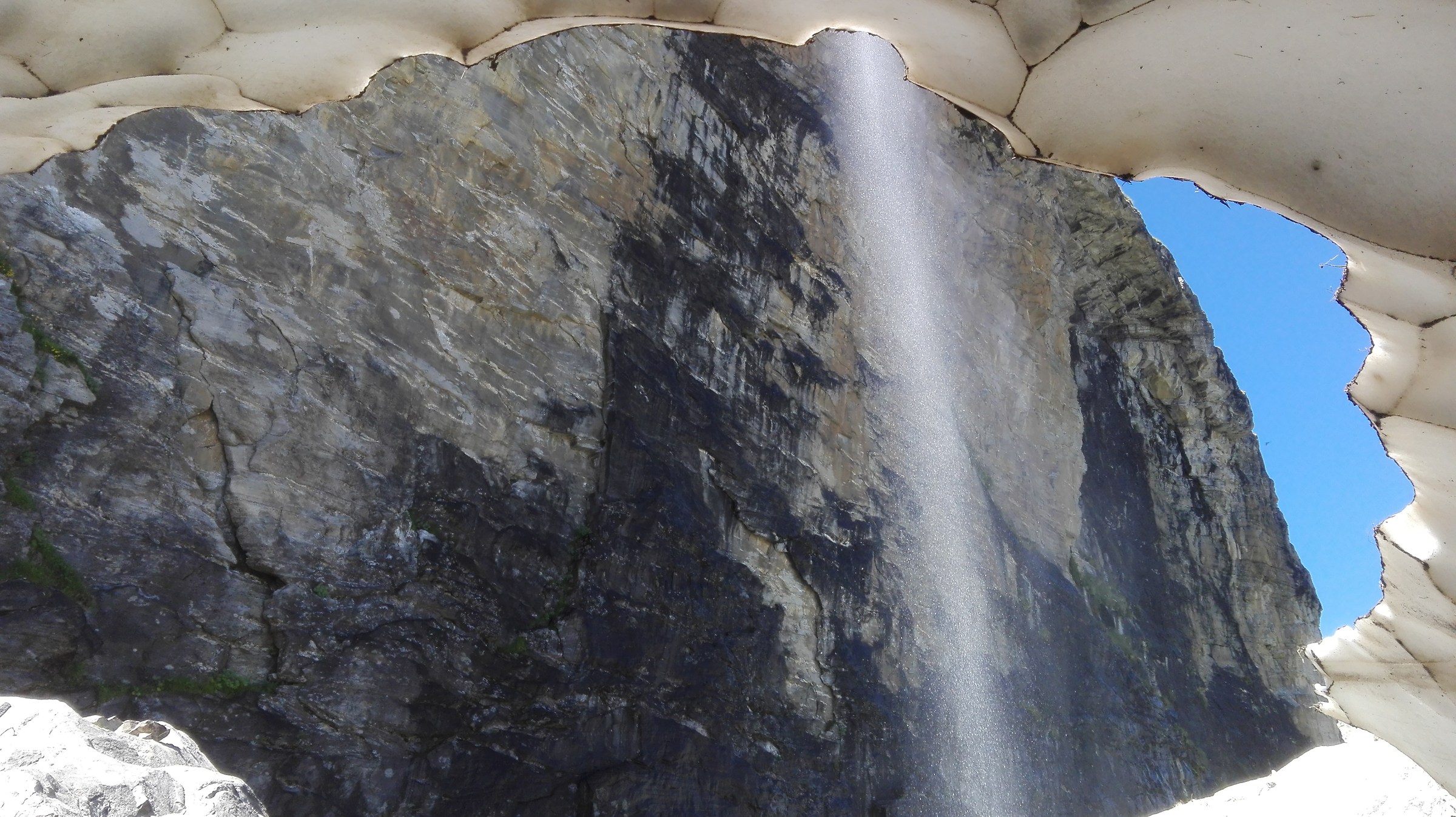 Alpe Veglia: .... from under the glacier .....