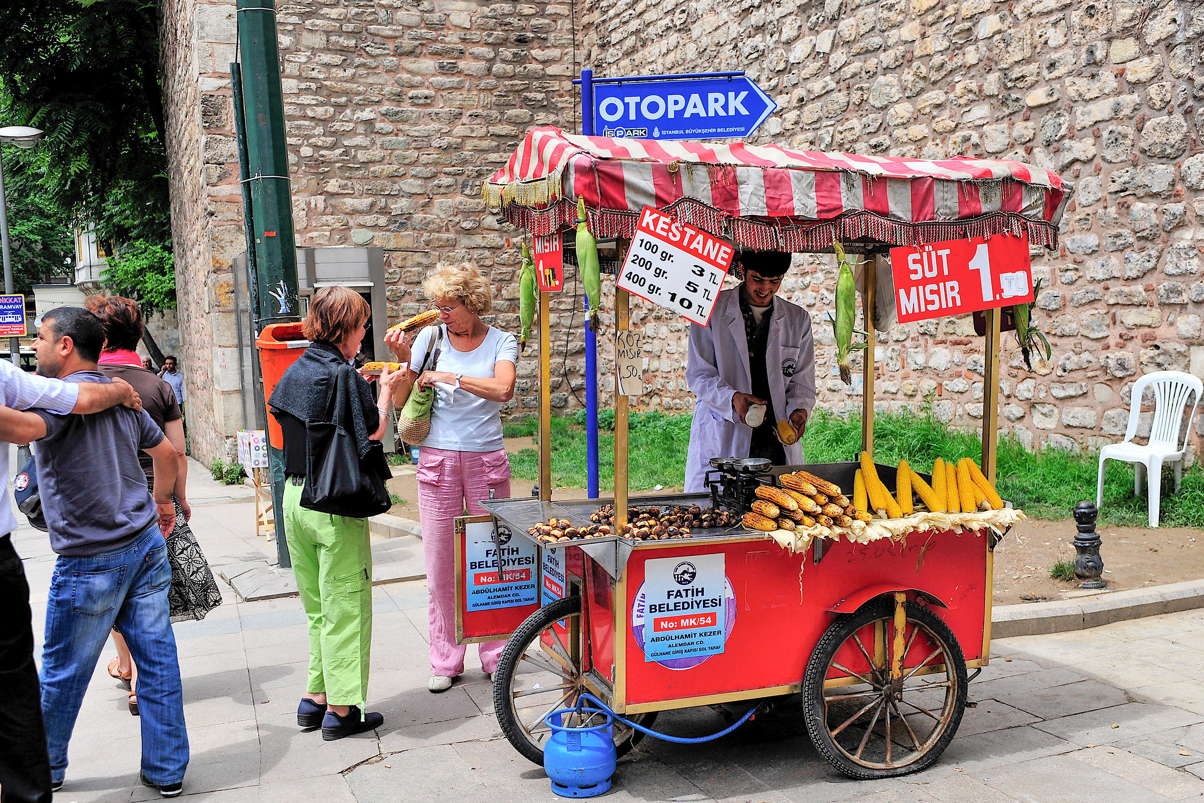 Istanbul-Venditore di pannocchie