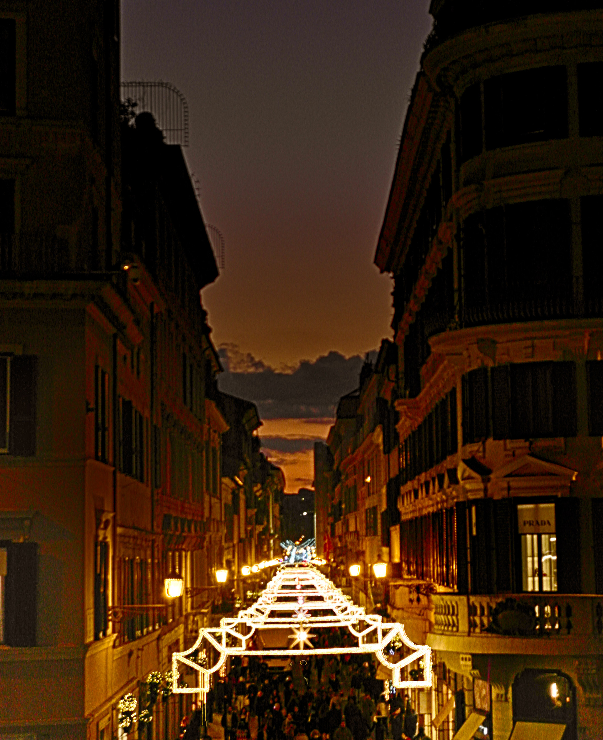 Rome Shopping street