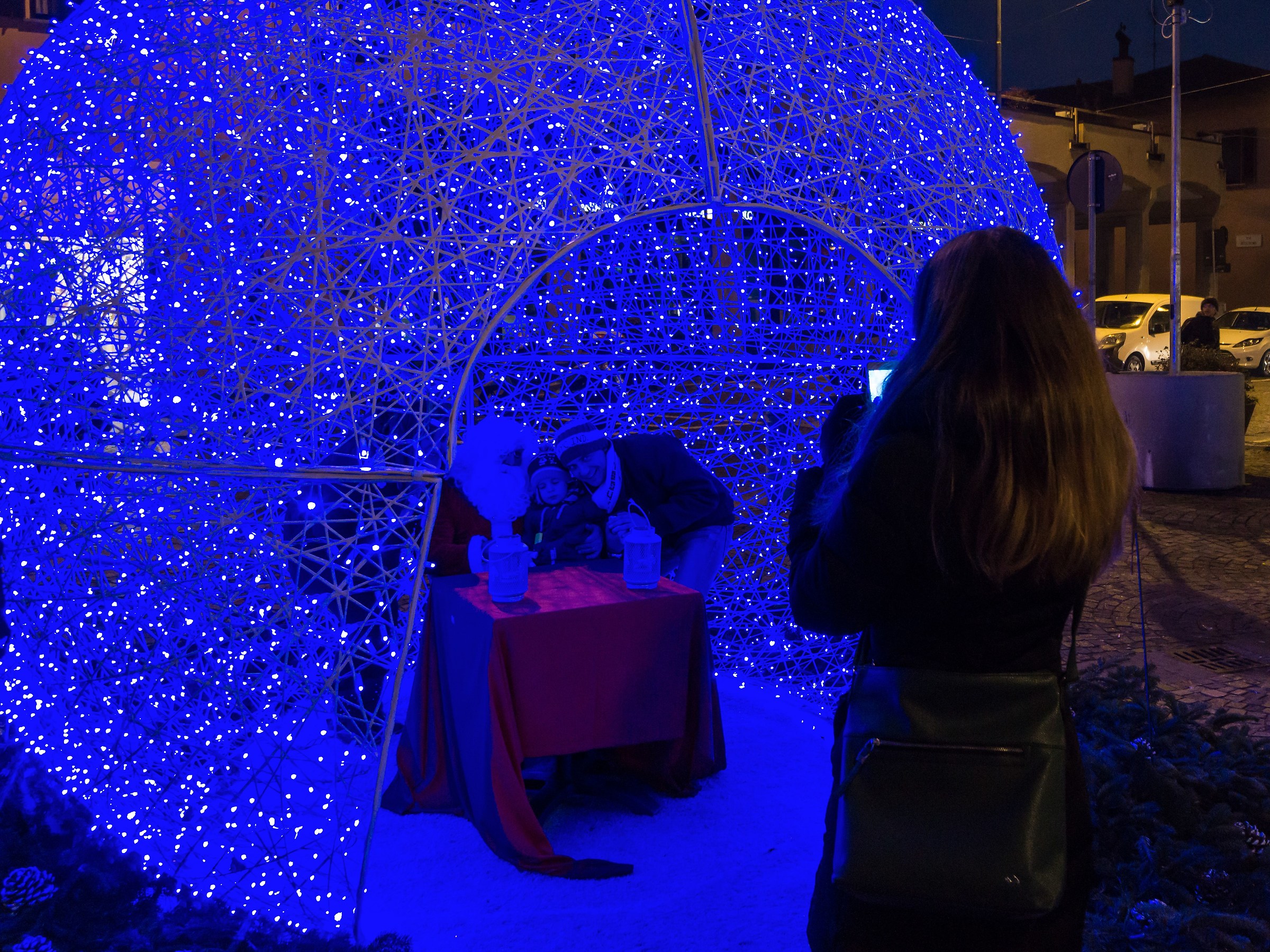 Photographer photographed photographer Santa Claus