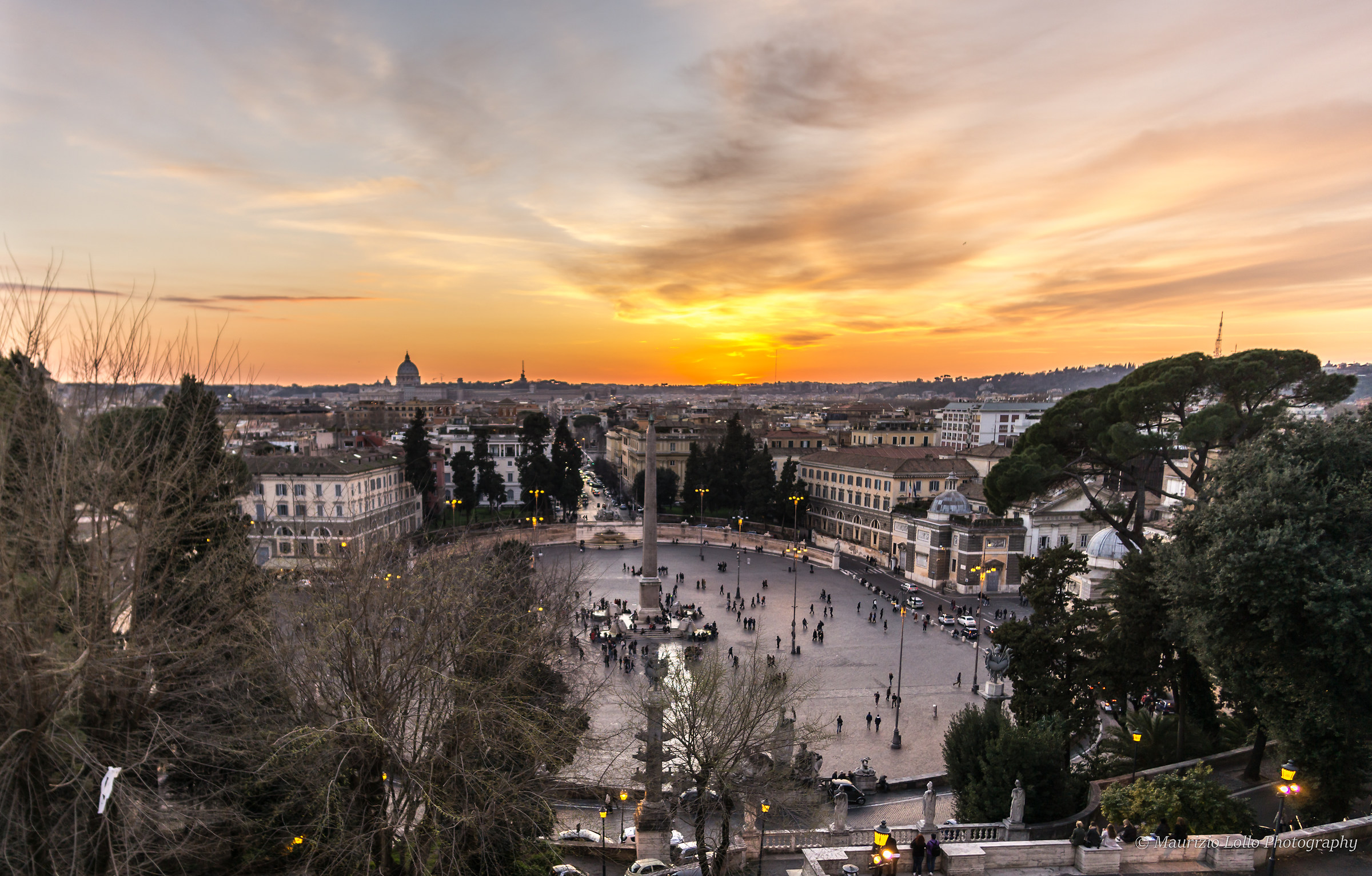 Piazza del Popolo dal Pincio