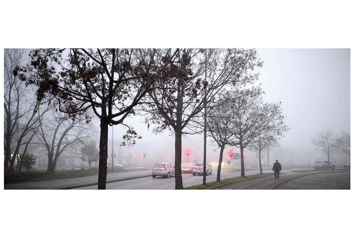 The fog and smog in Brescia