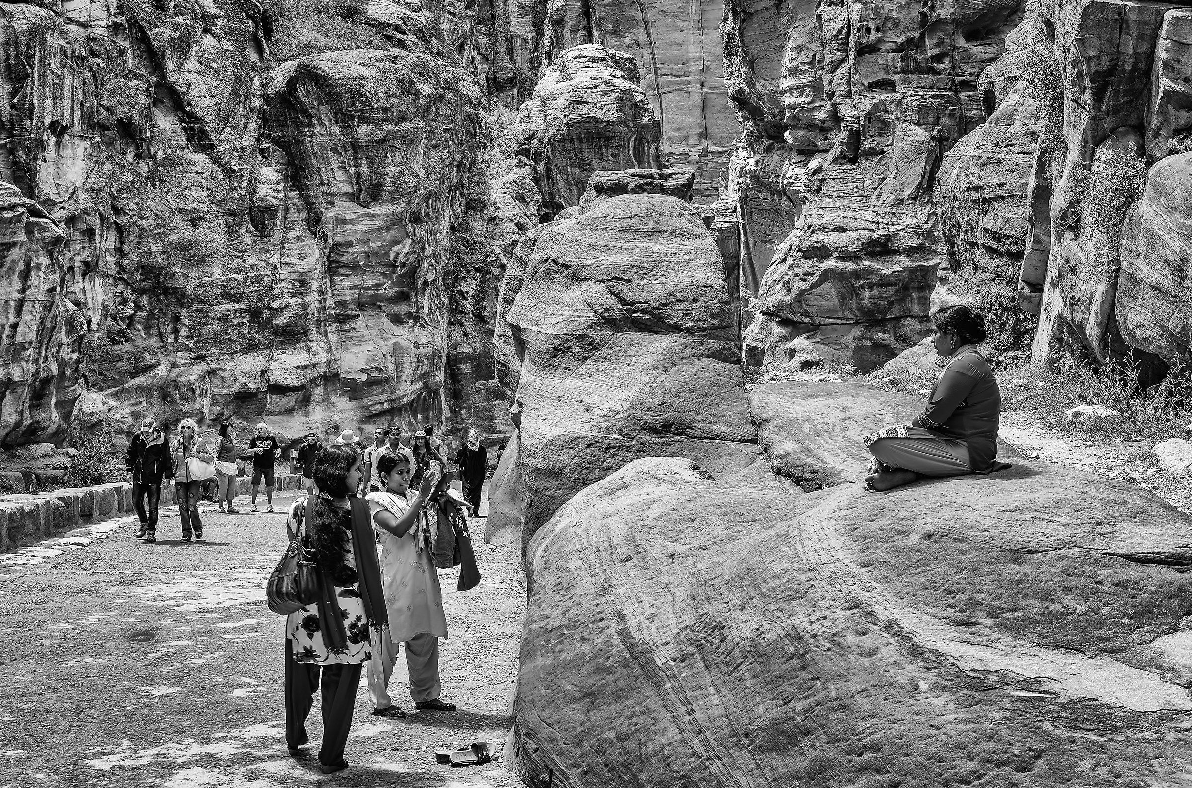 In posa nella via per Petra