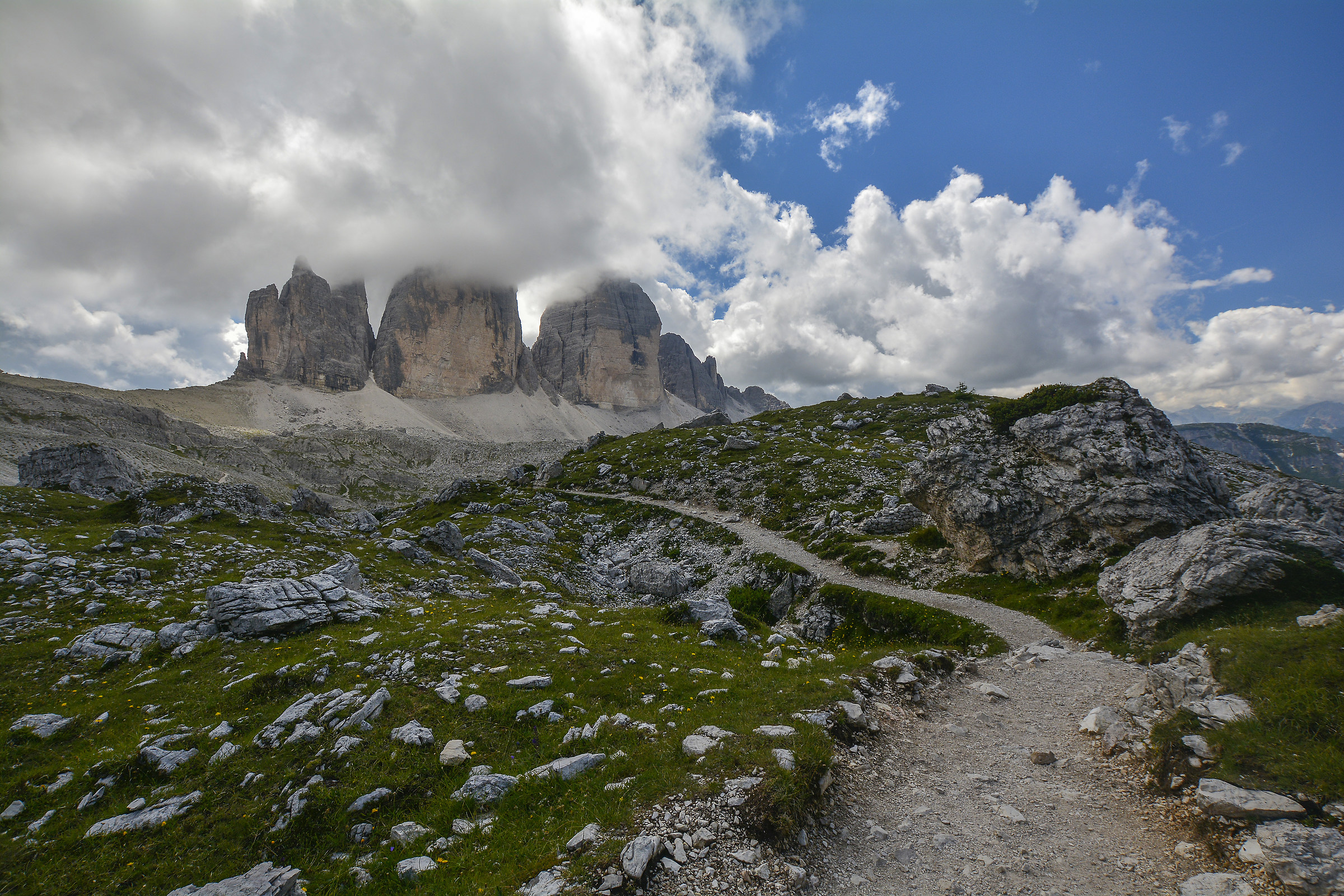 La strada per le Tre Cime di Lavaredo