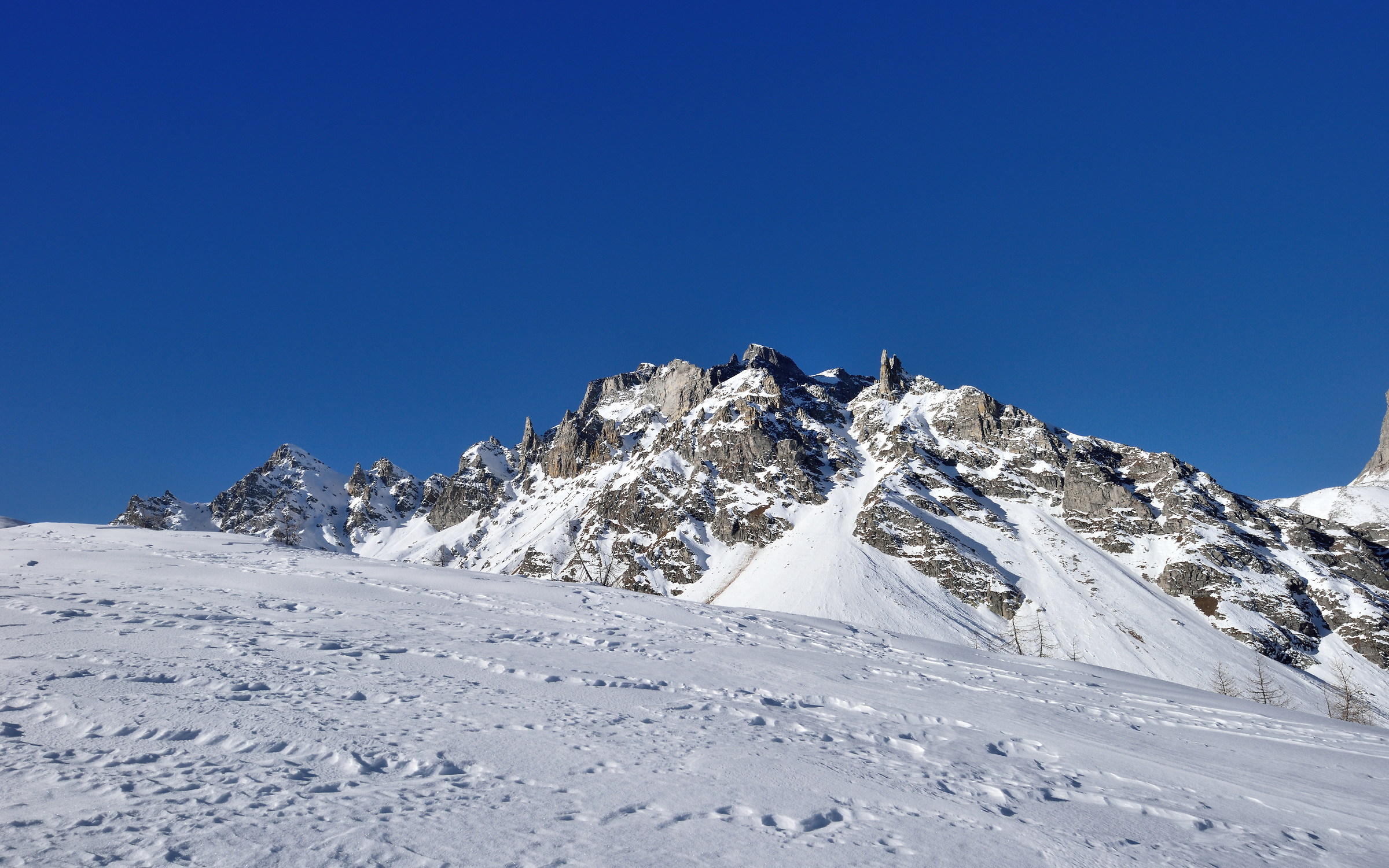 salendo verso Scatta d'Orogna