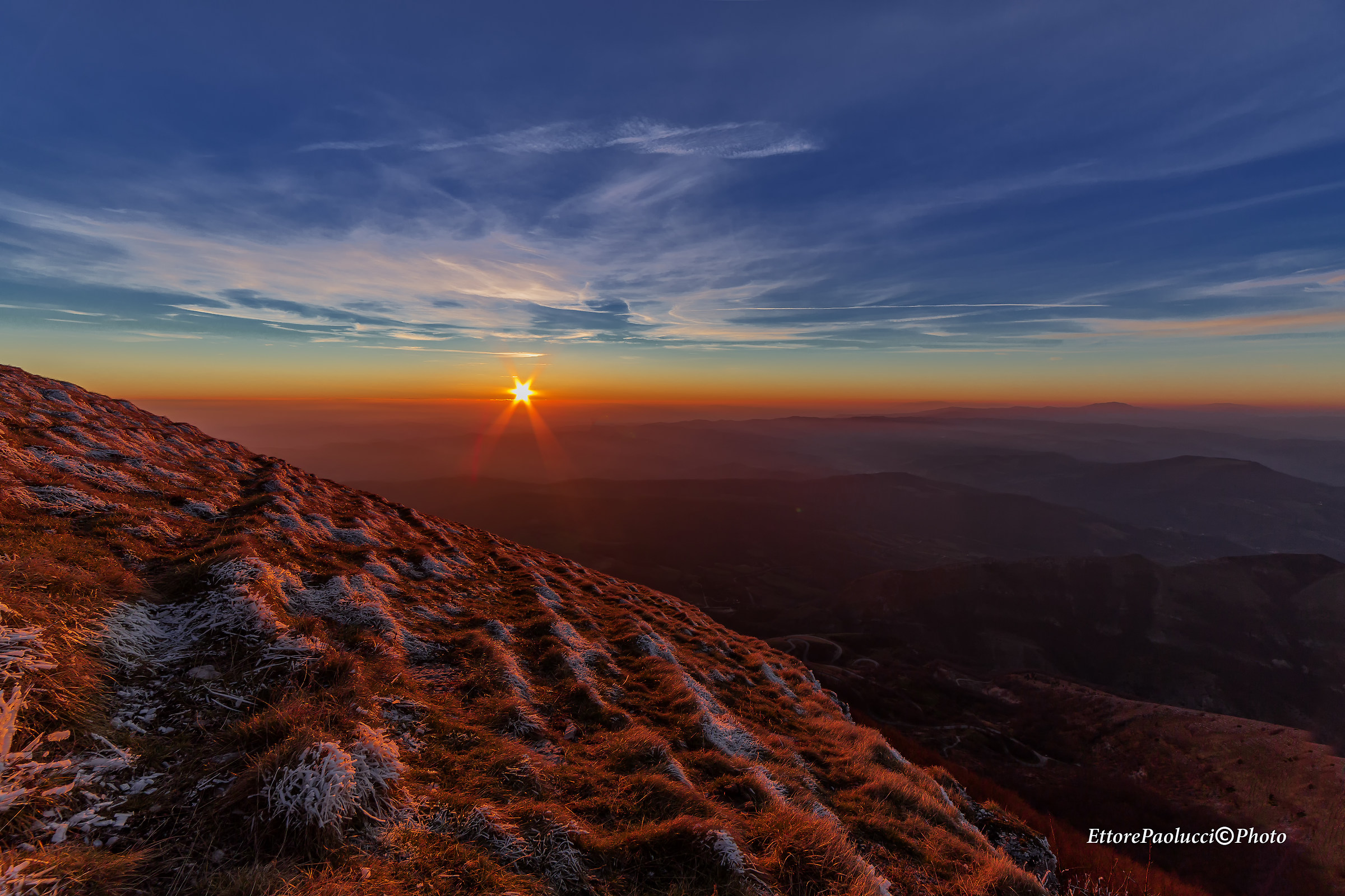 Sunset from the Monte Nerone