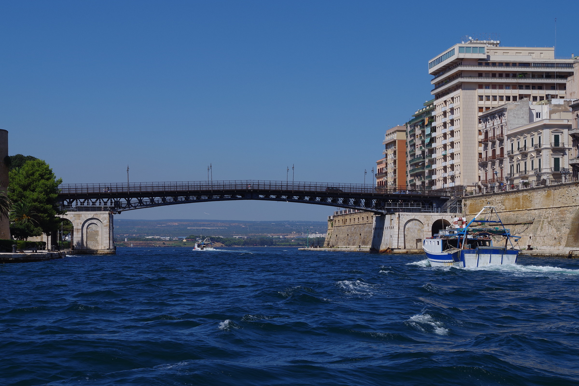 Coming back after a day of fishing
