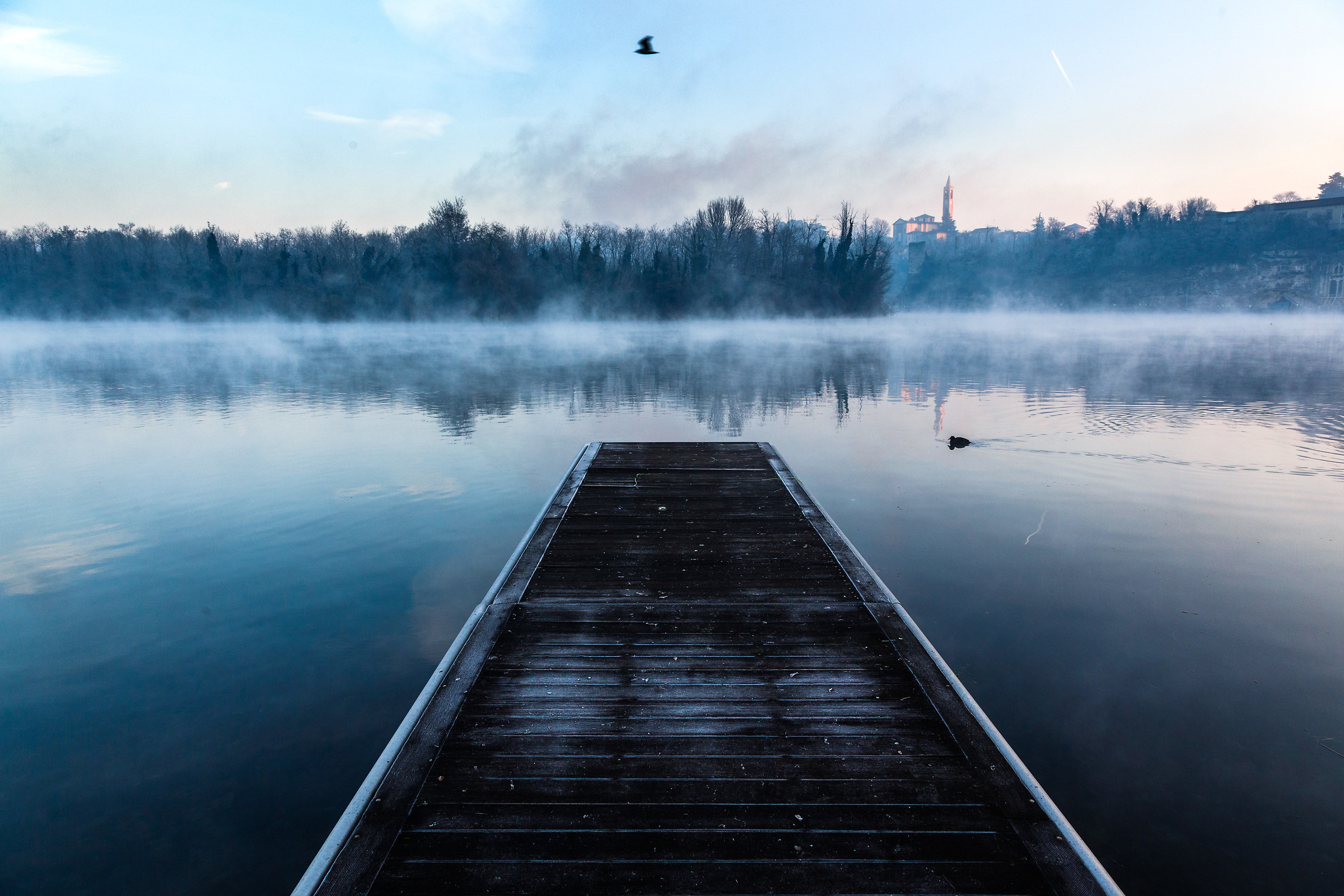 Alba a Trezzo sull'Adda 18 12 2016