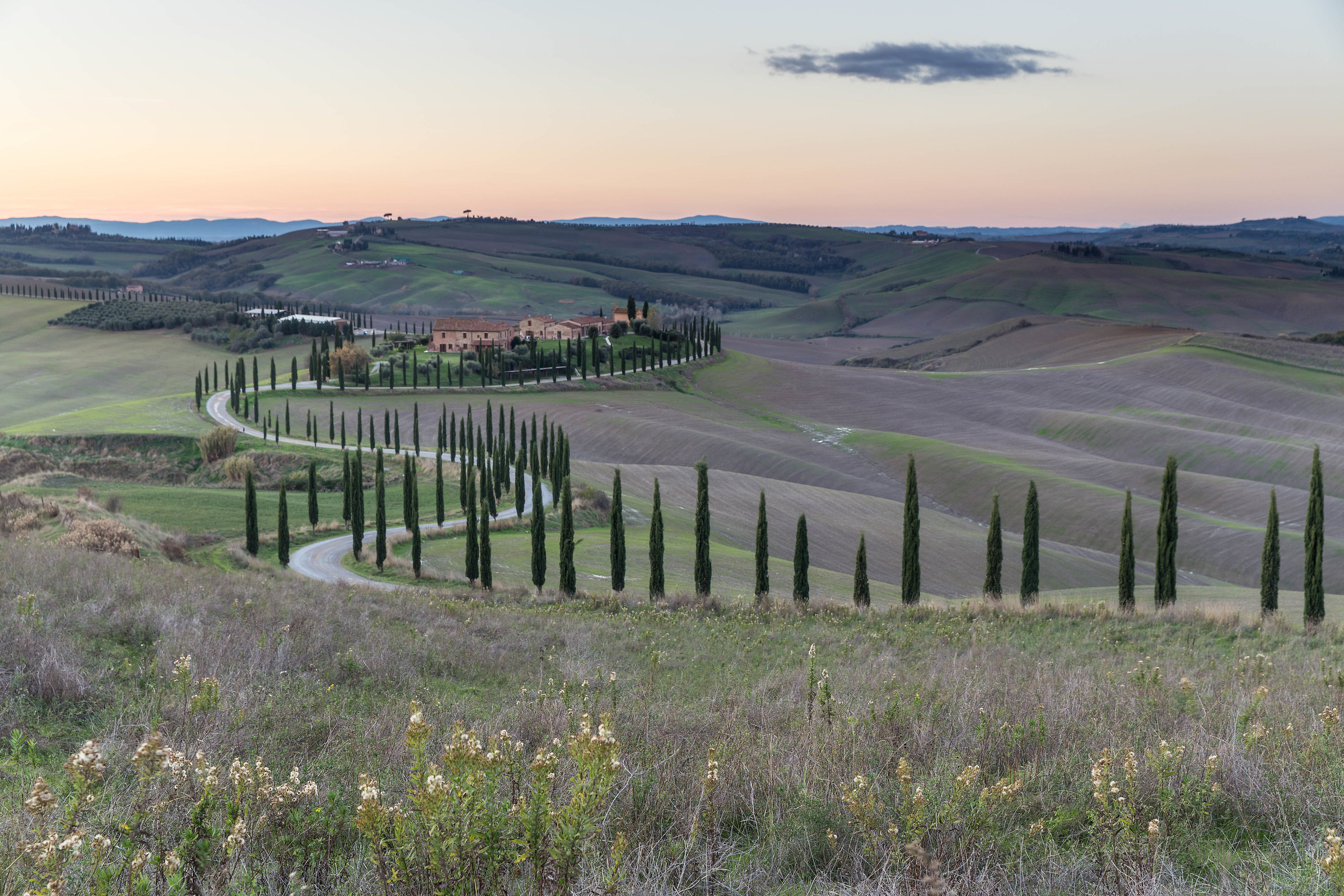 Val d'Orcia sunset