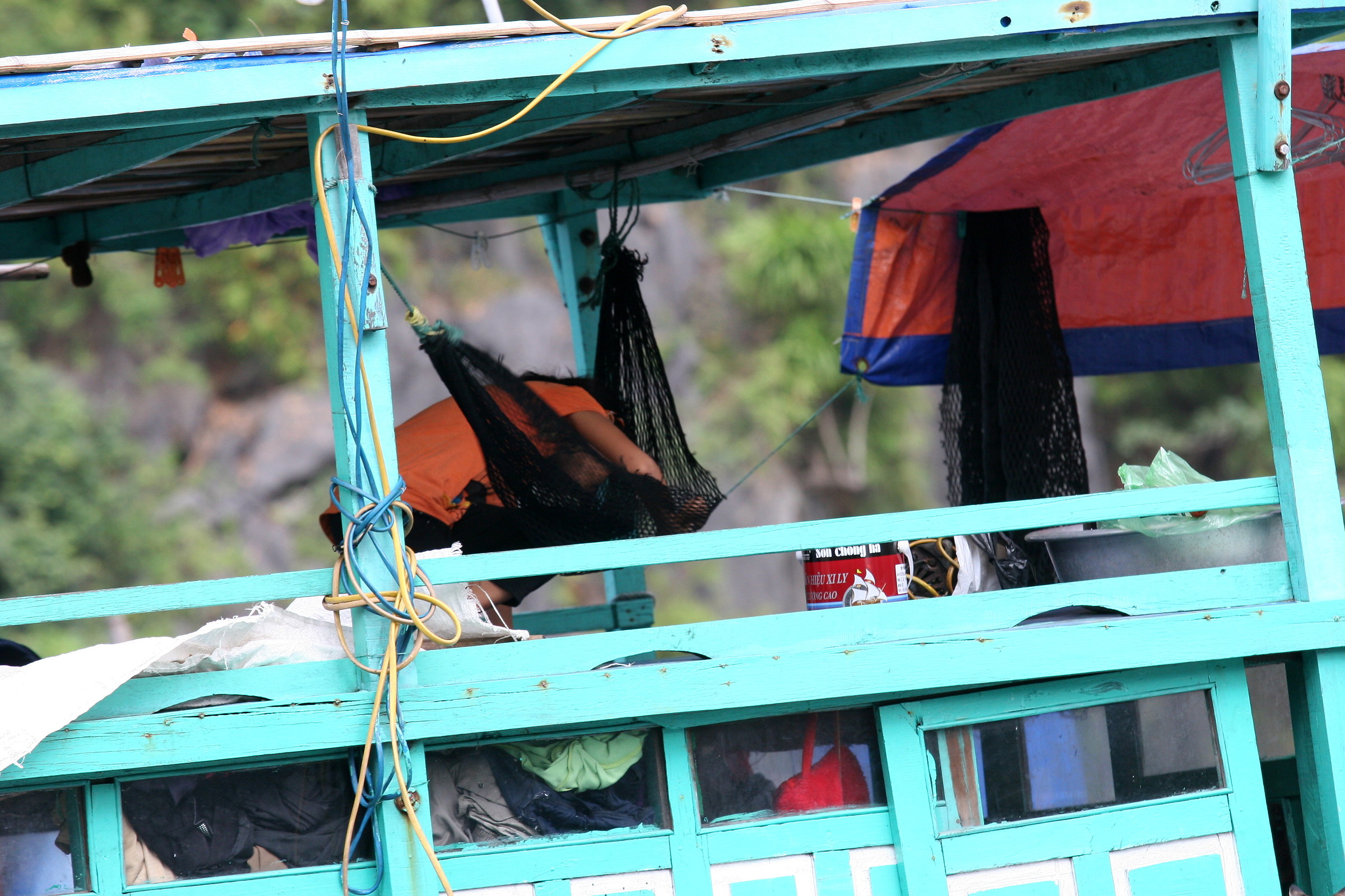 0158 Hammock boat, double cradle ........