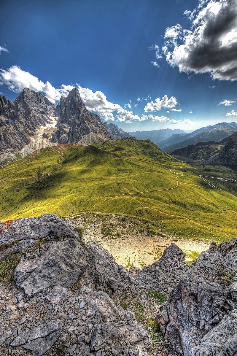 Cimon della Pala from Castellaz