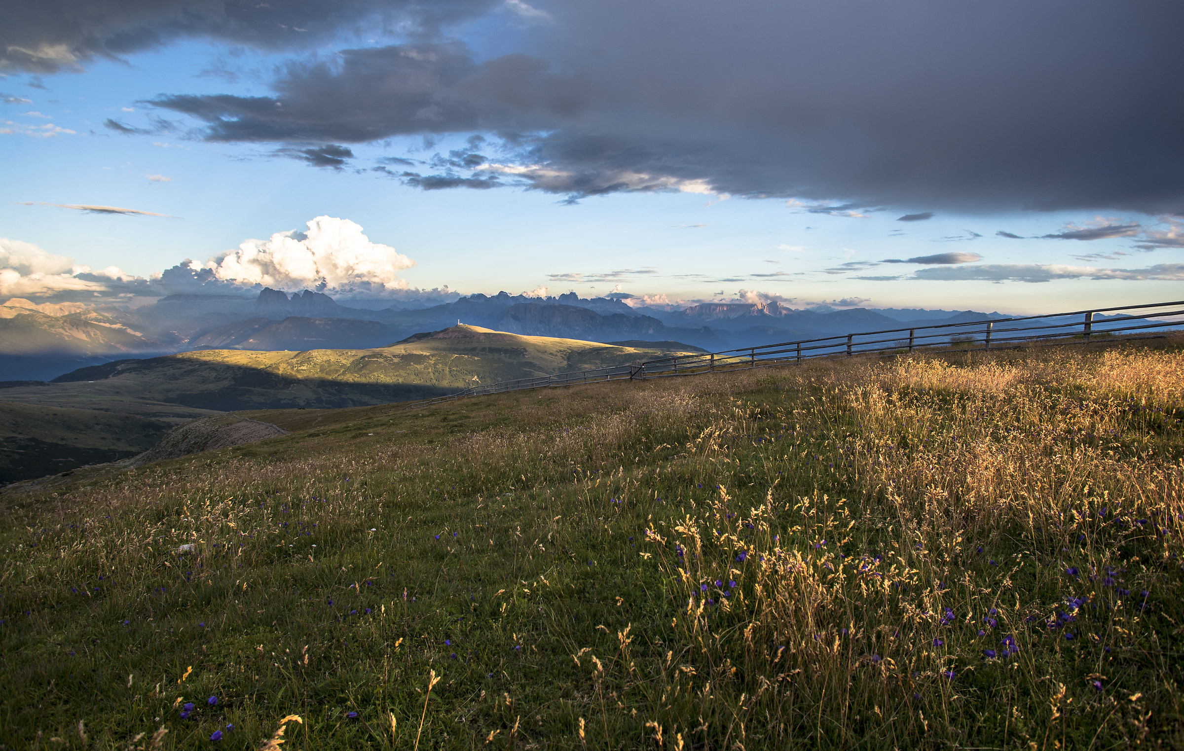 Tramonto dalla Sarner Scharte