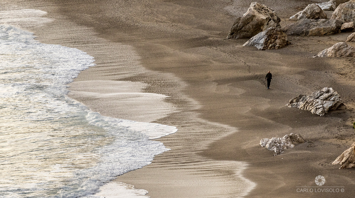 Marl Ligure the beach after the storm