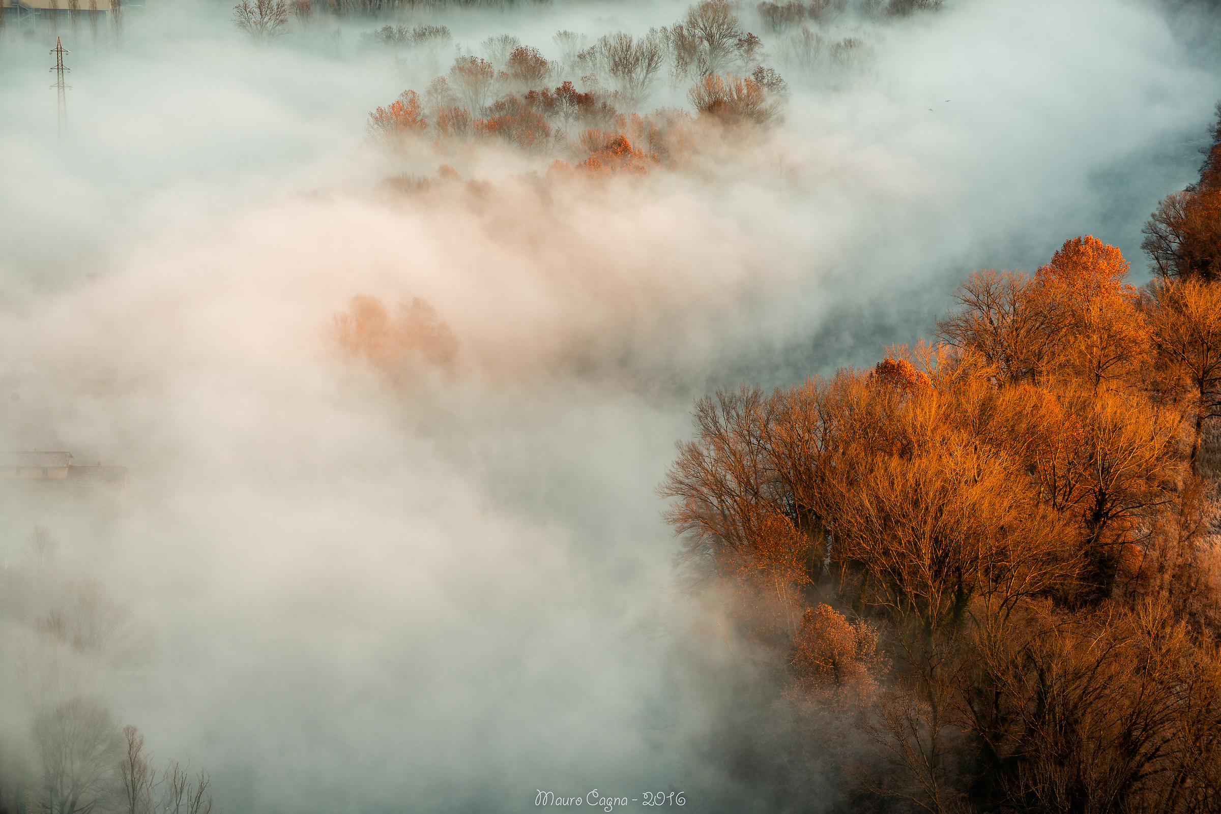 Paesaggio annebbiato
