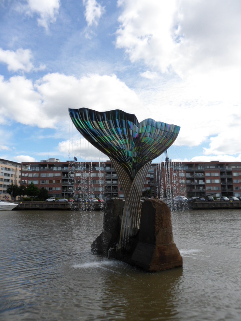 Monument Whale Tail - Turku