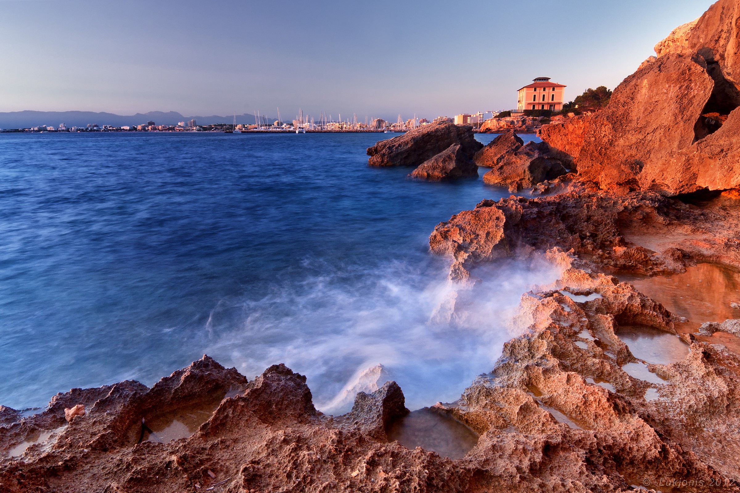 Sea near Arenal city in Mallorca