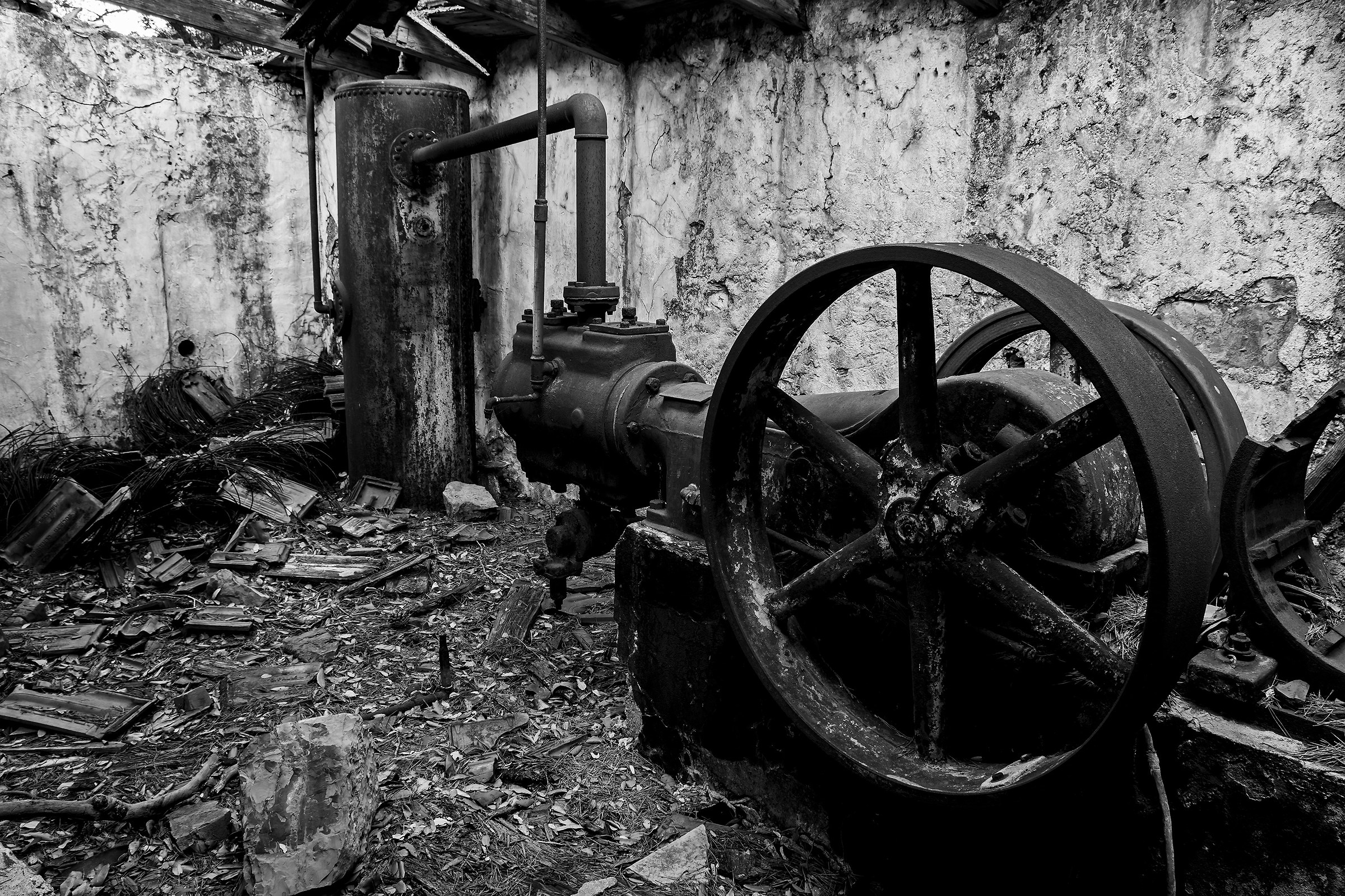 The tools of the quarrymen Portoro