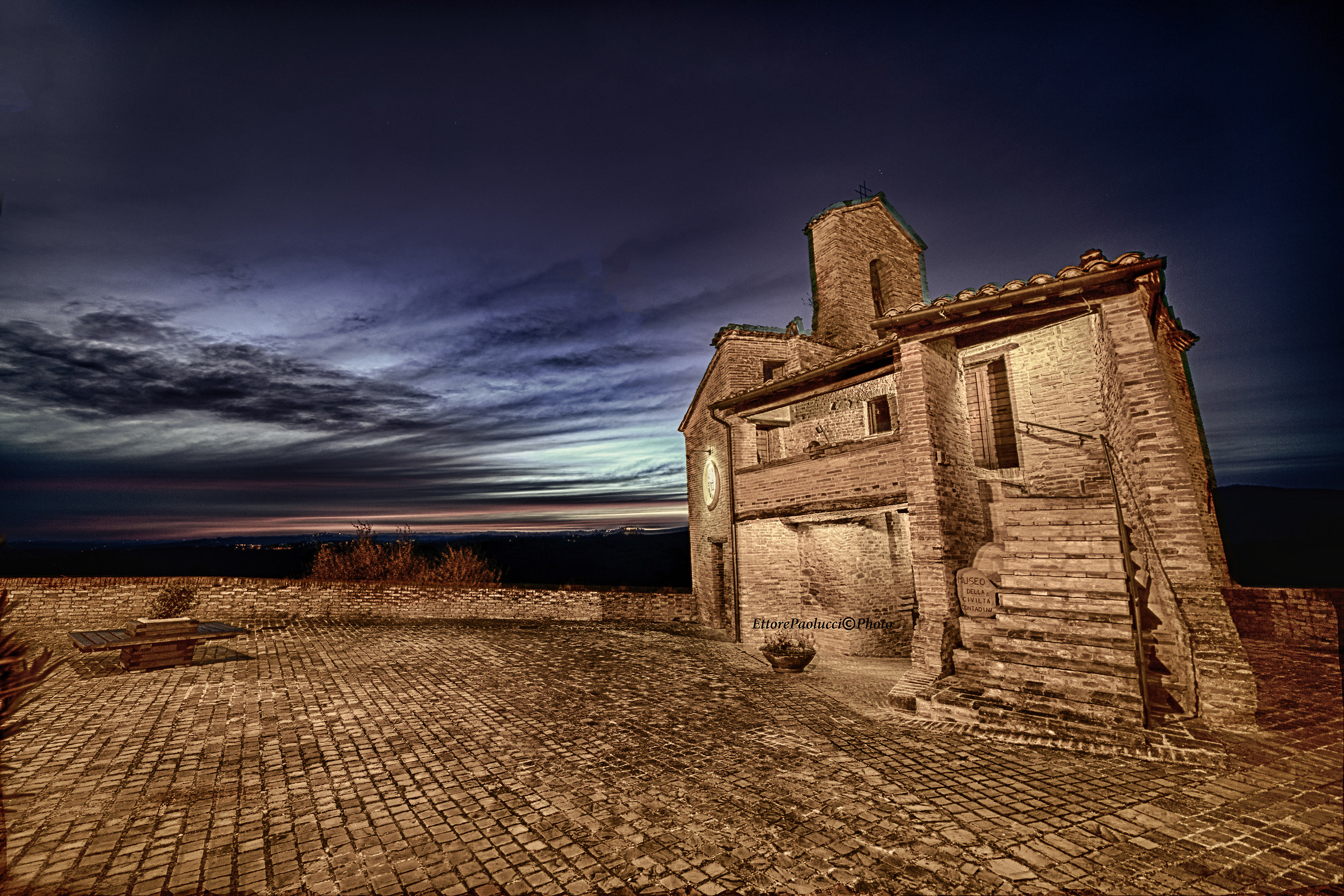 Sunrise at Loretello Castle