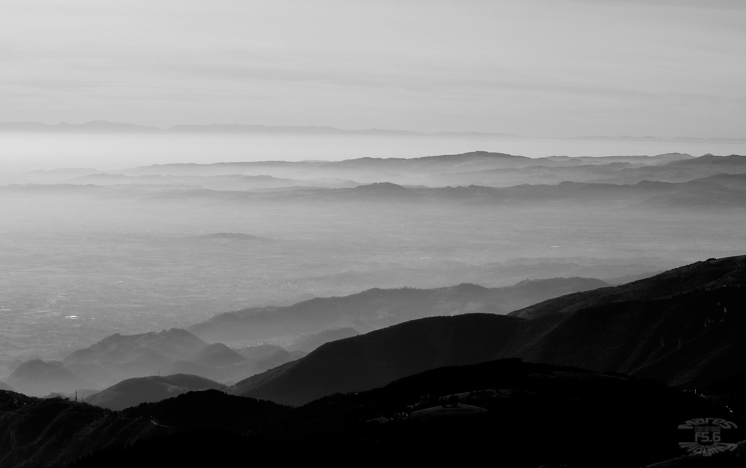Foschia sull'Alto Vicentino