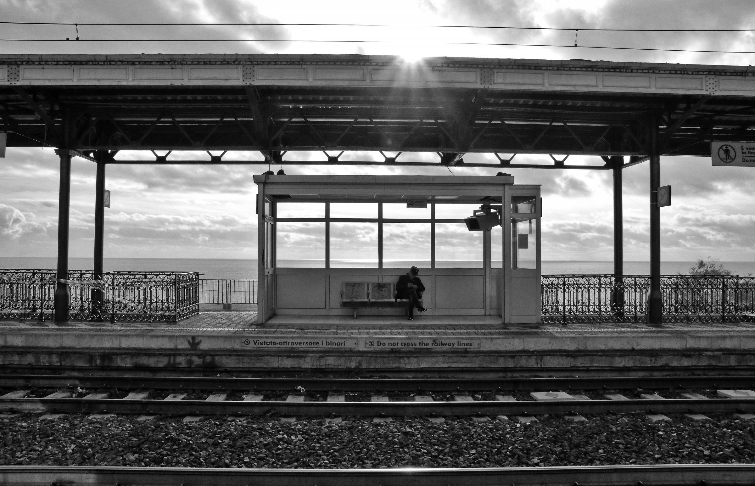 A station on the sea