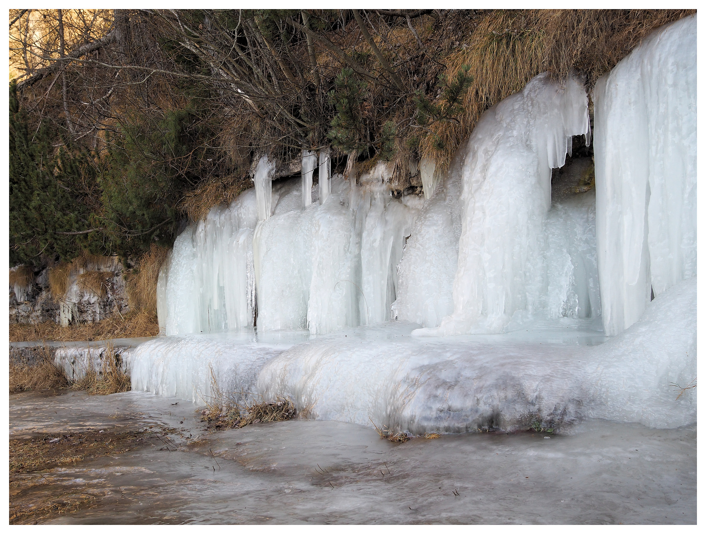 Ice climbing the seven books