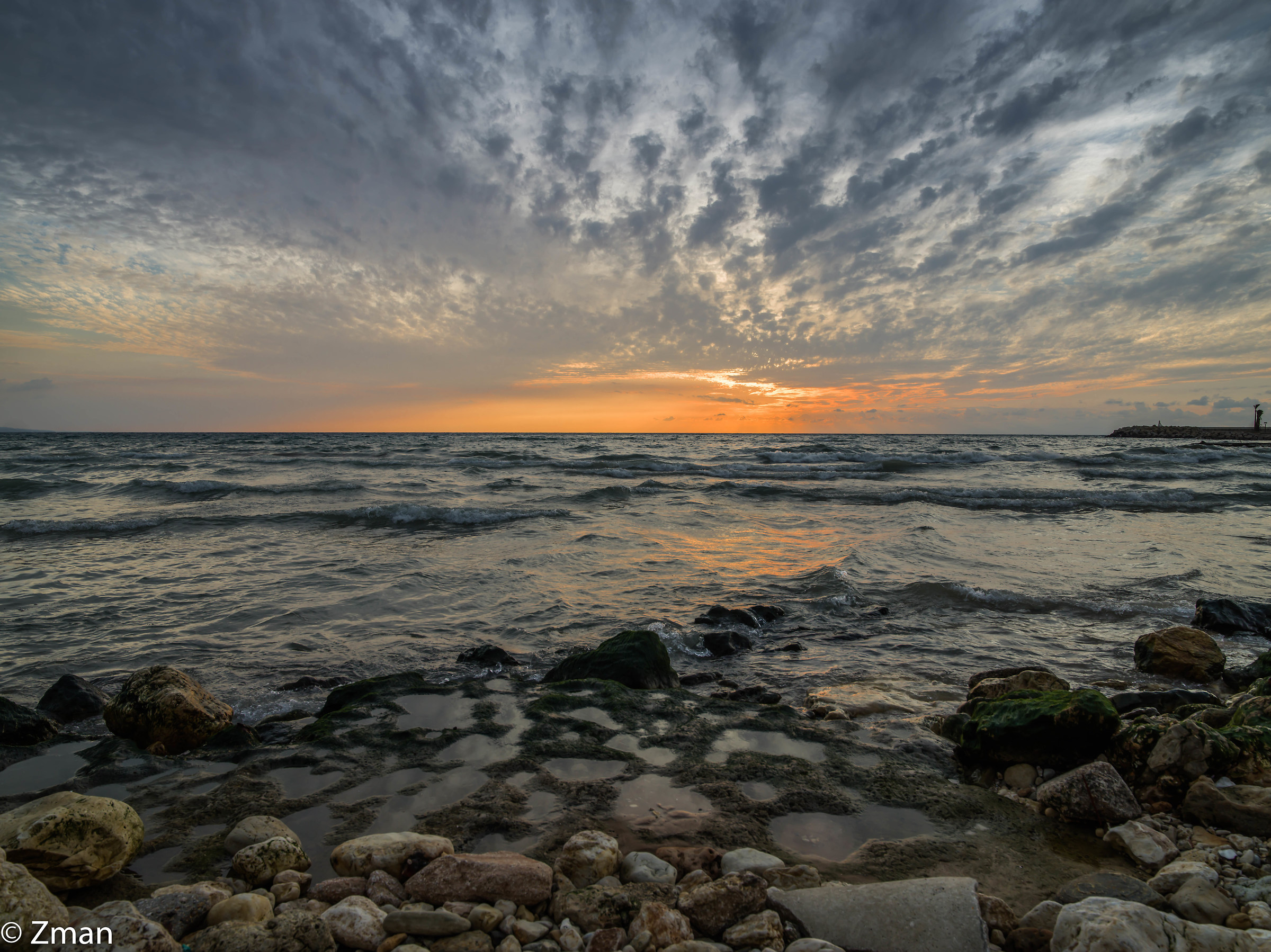 Tramonto a White Sands Beach