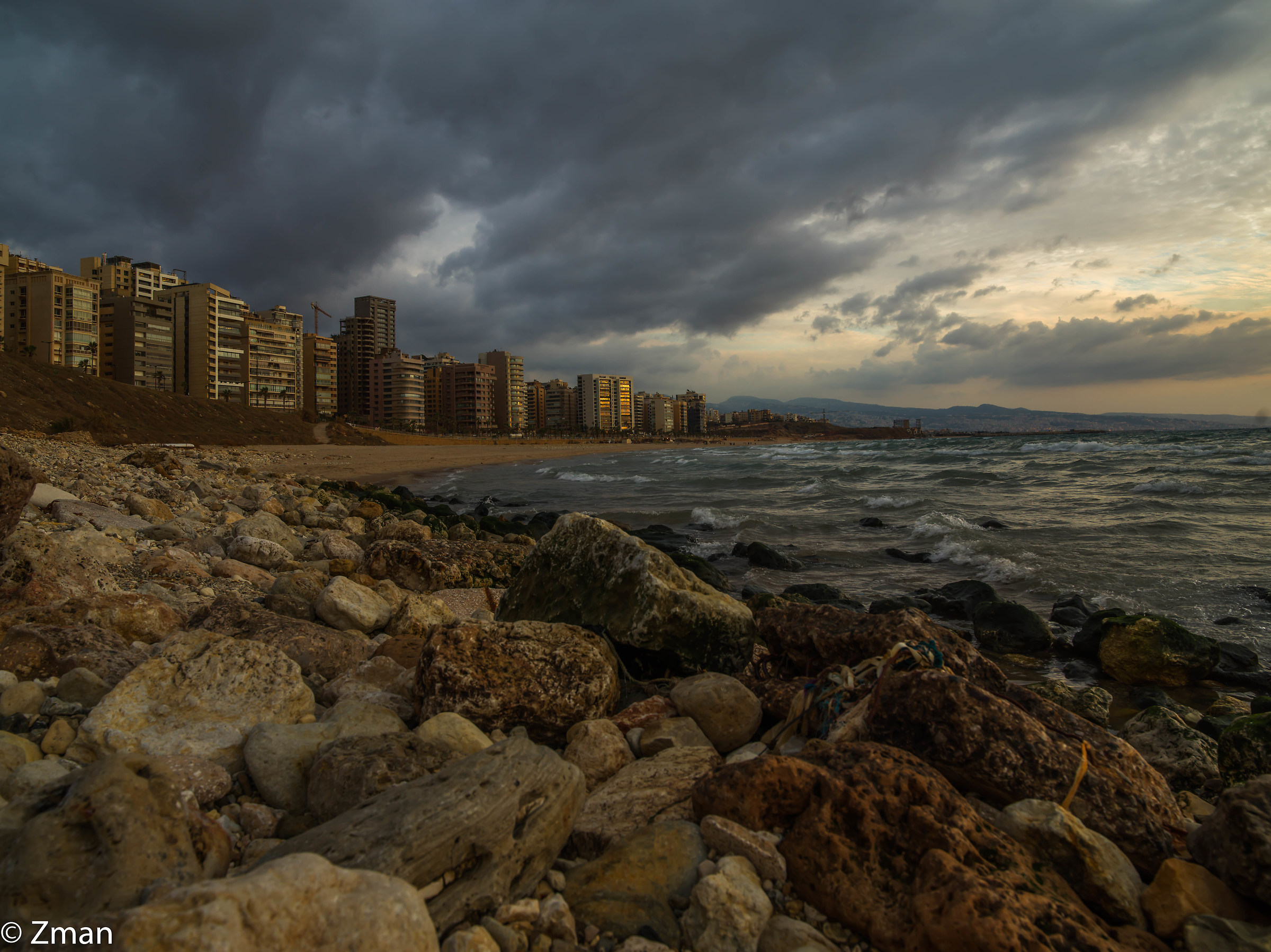 Tramonto a White Sands Beach