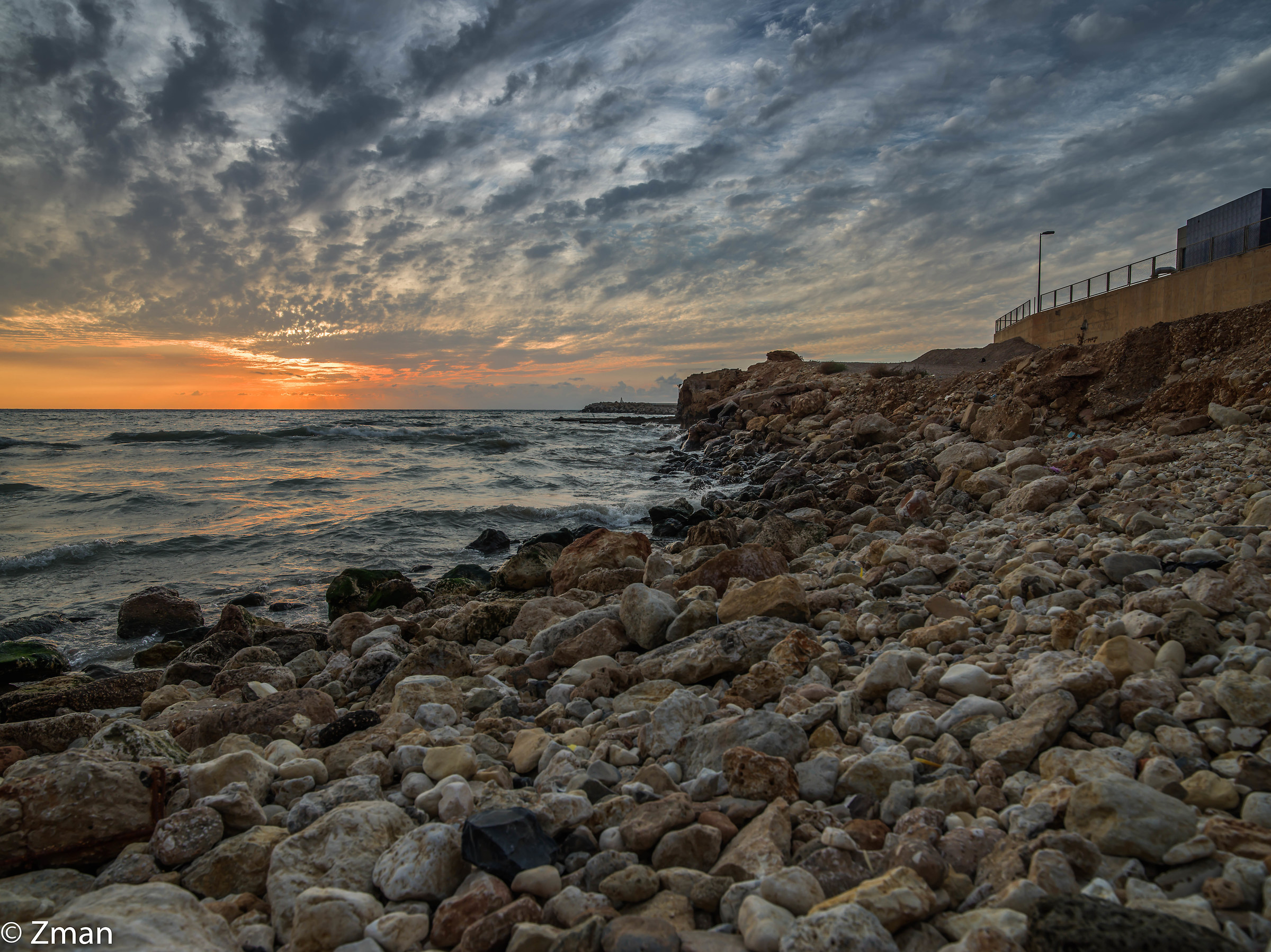 Tramonto a White Sands Beach