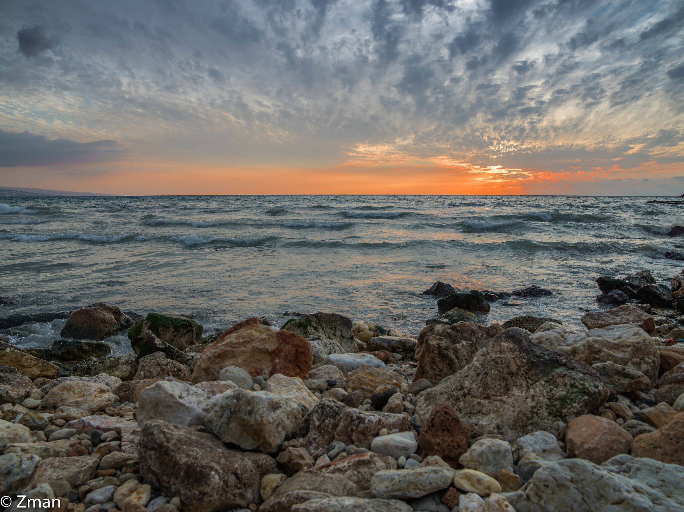 Tramonto a White Sands Beach