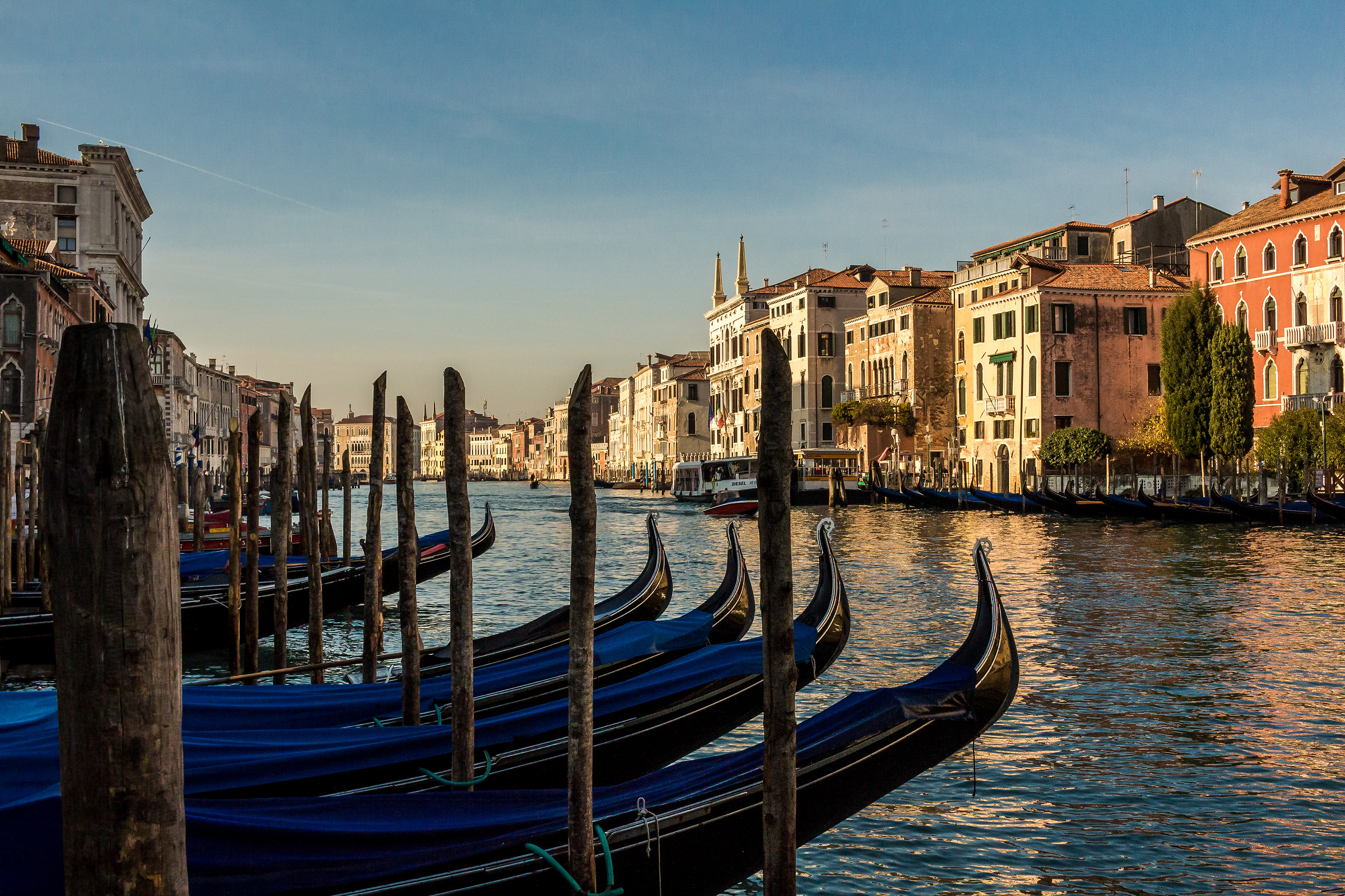 Gondole sul Canal Grande
