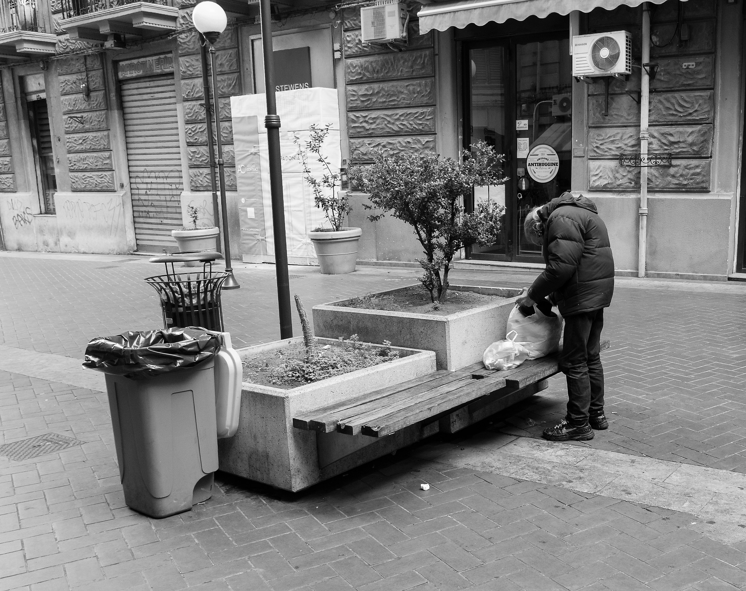 The house in a bench