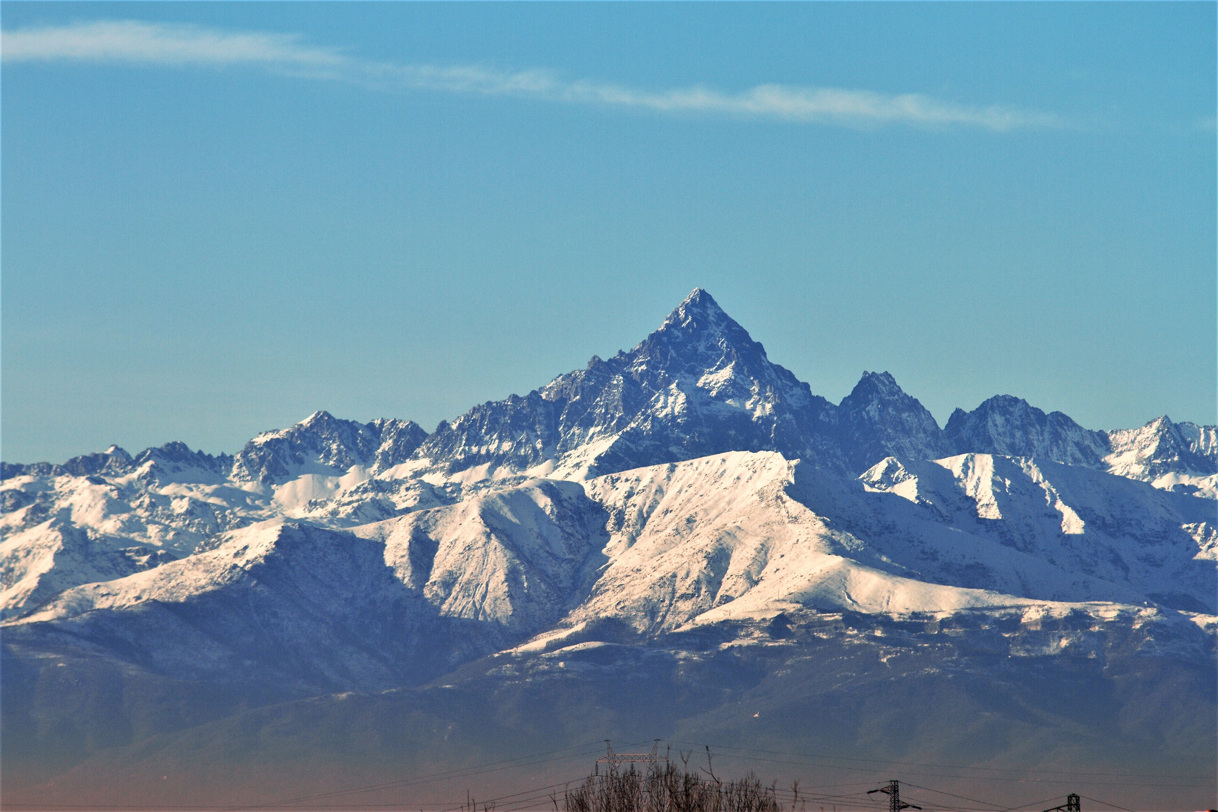 Il monviso visto da casa mia