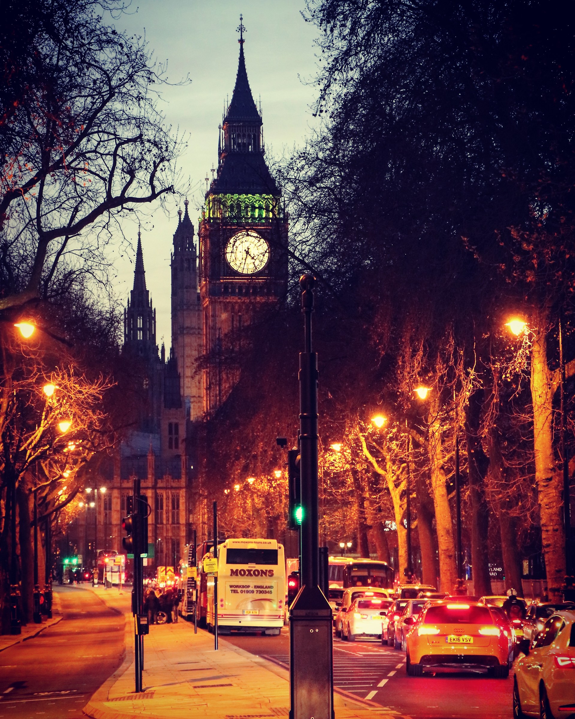 Big Ben at night