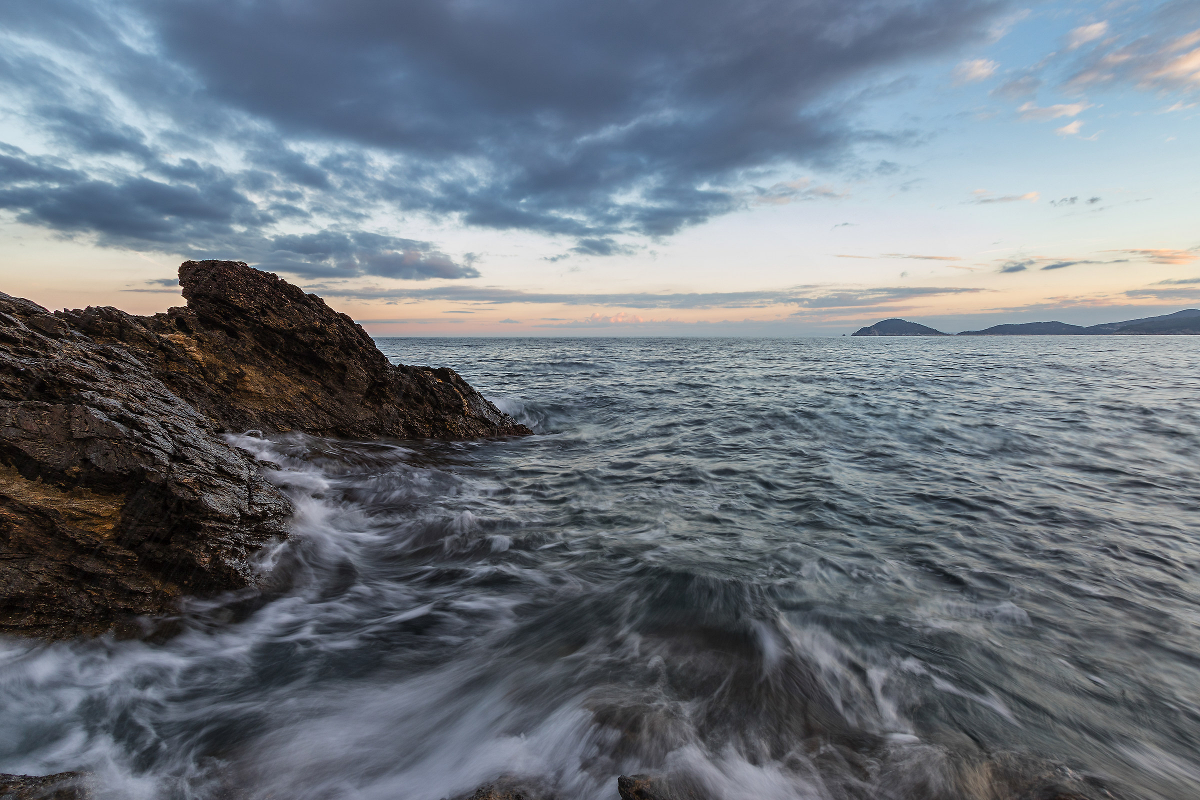 Sunrise on the cliff