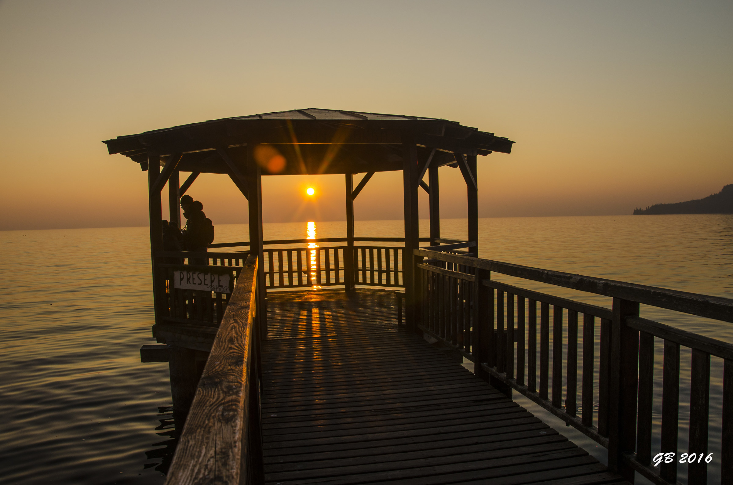 tramonto a Garda (vr)