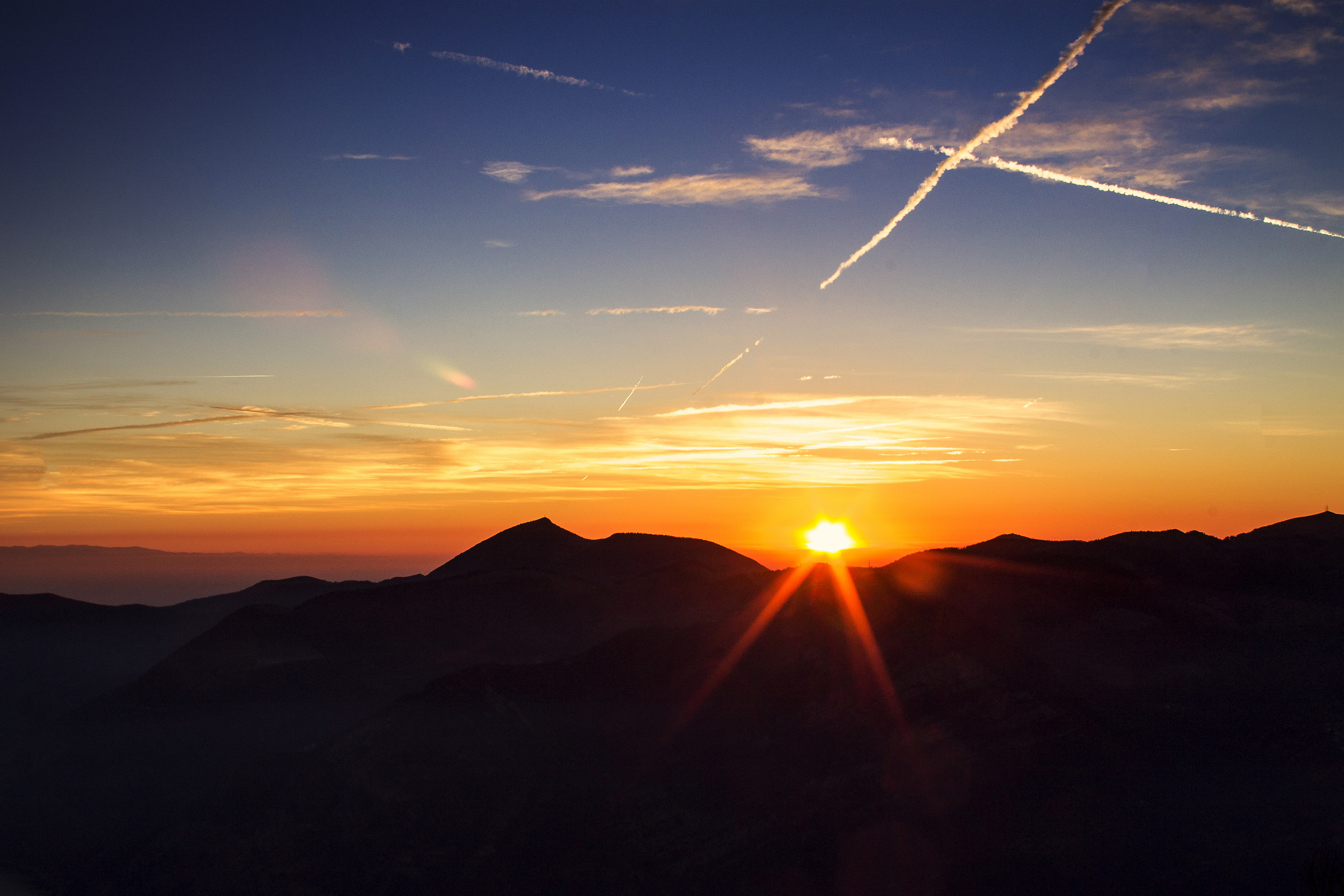 tramonto sulla Corna Trentapassi