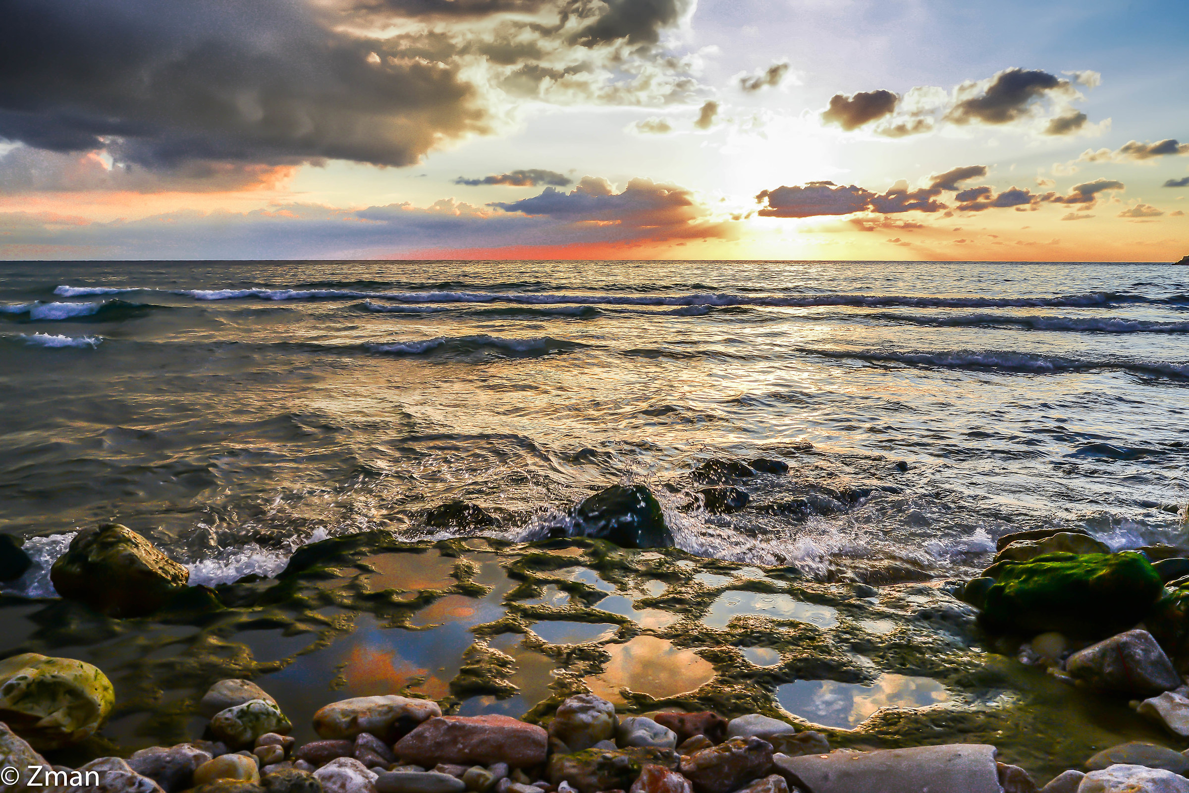 Tramonto a White Sands Beach