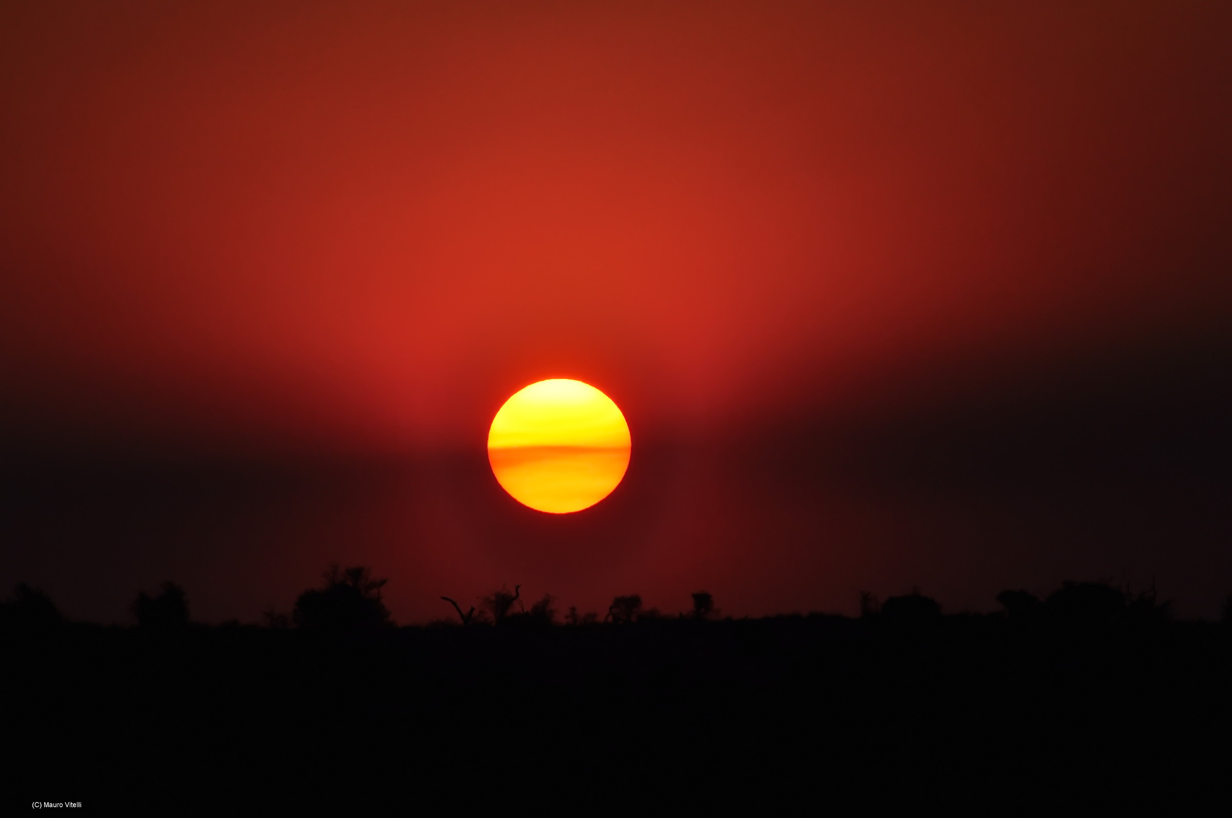 Sunset in (Botswana)