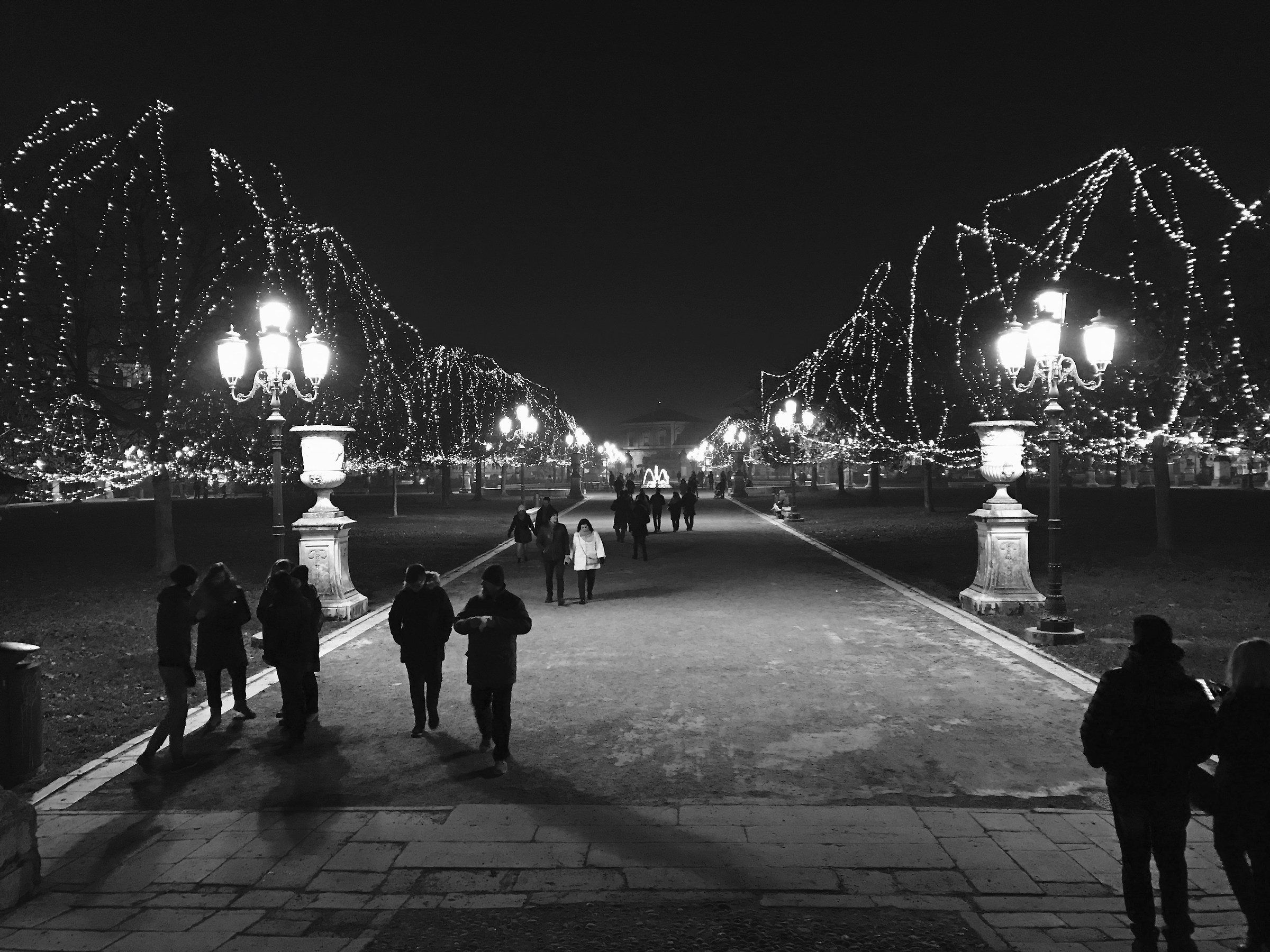 Il prato della valle a natale