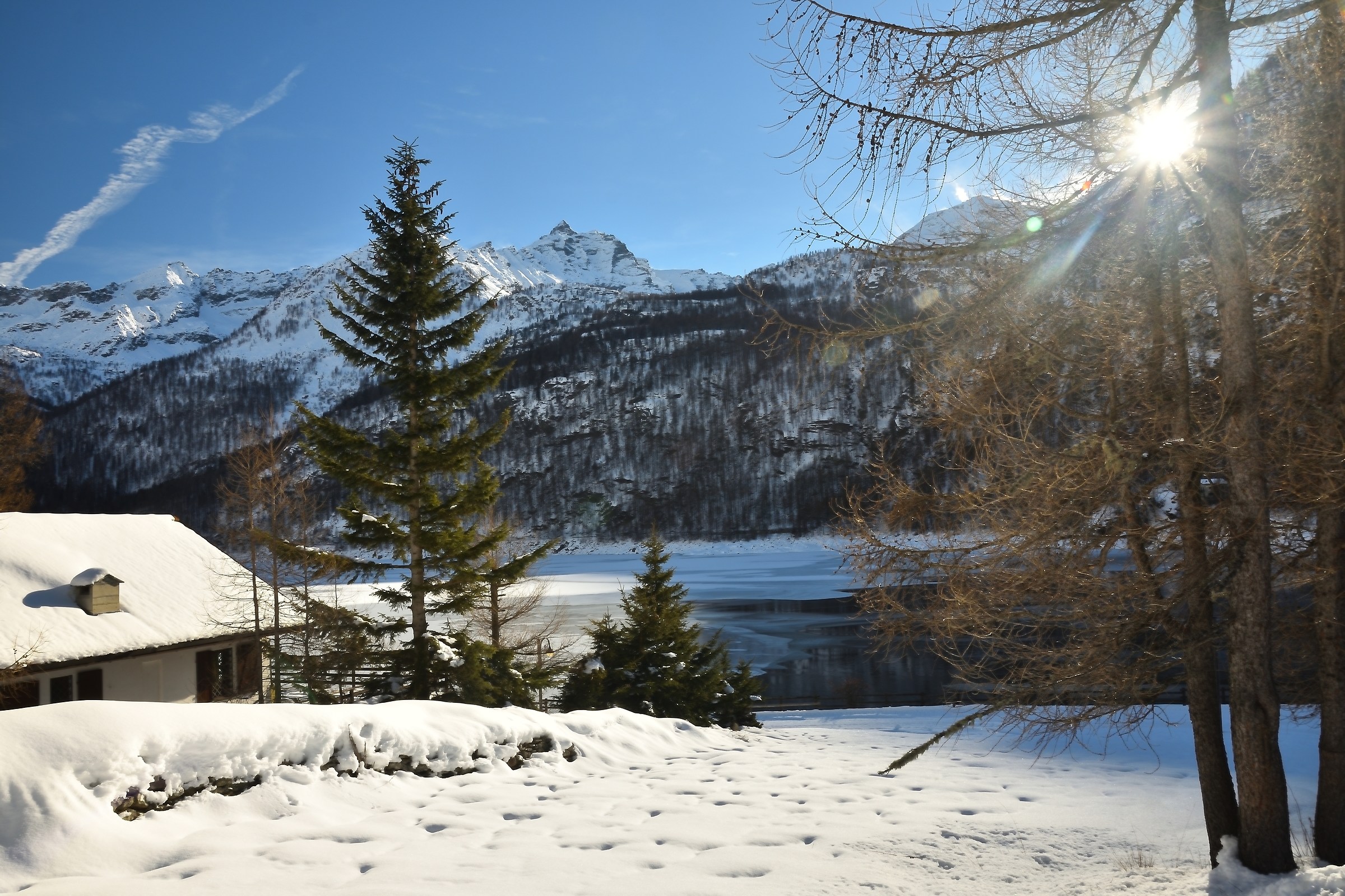 Lake in the mountains