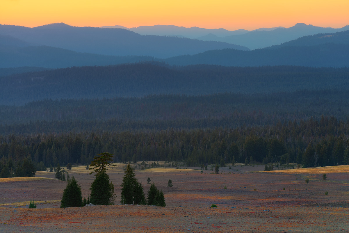 Tramonto da Crater Lake, Oregon