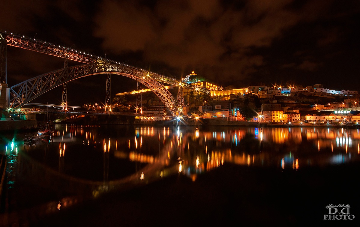 Dom Luis I bridge by night
