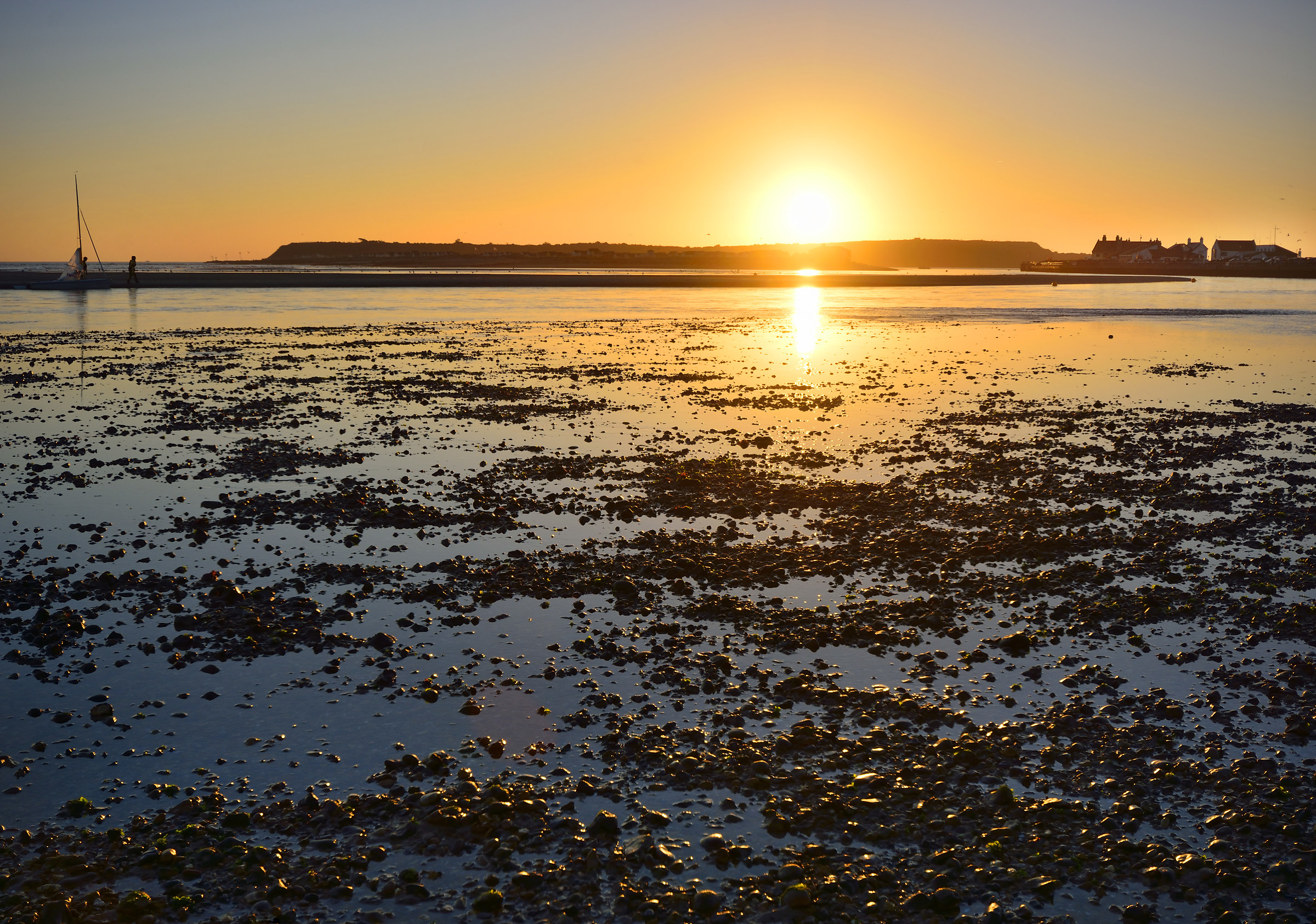 Atomic Sunset! (Tripod in the Seaweed)