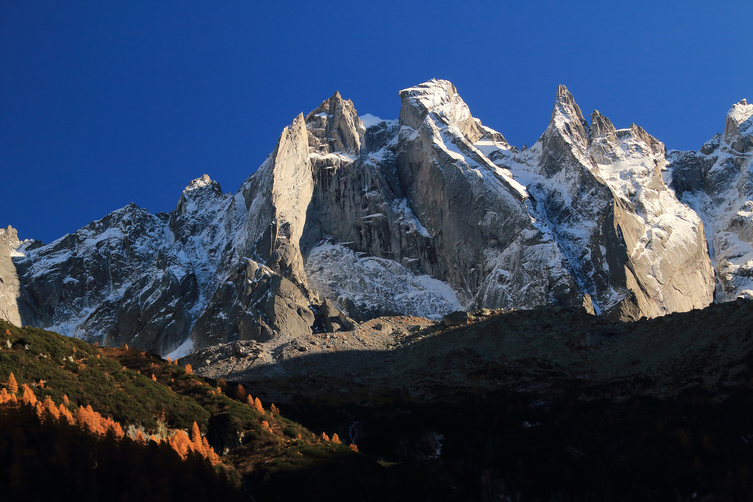 pinnacles in val Bondasca